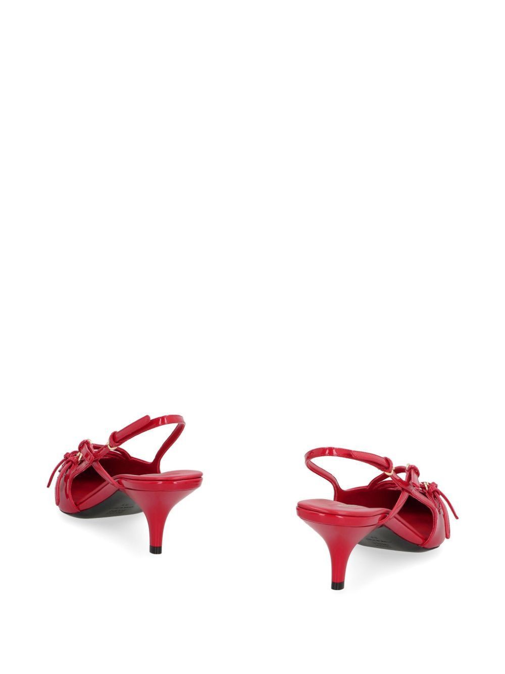 Miu Miu PATENT LEATHER SLINGBACKS WITH BUCKLES Size US 7.5 / IT 37.5 - 3 Thumbnail