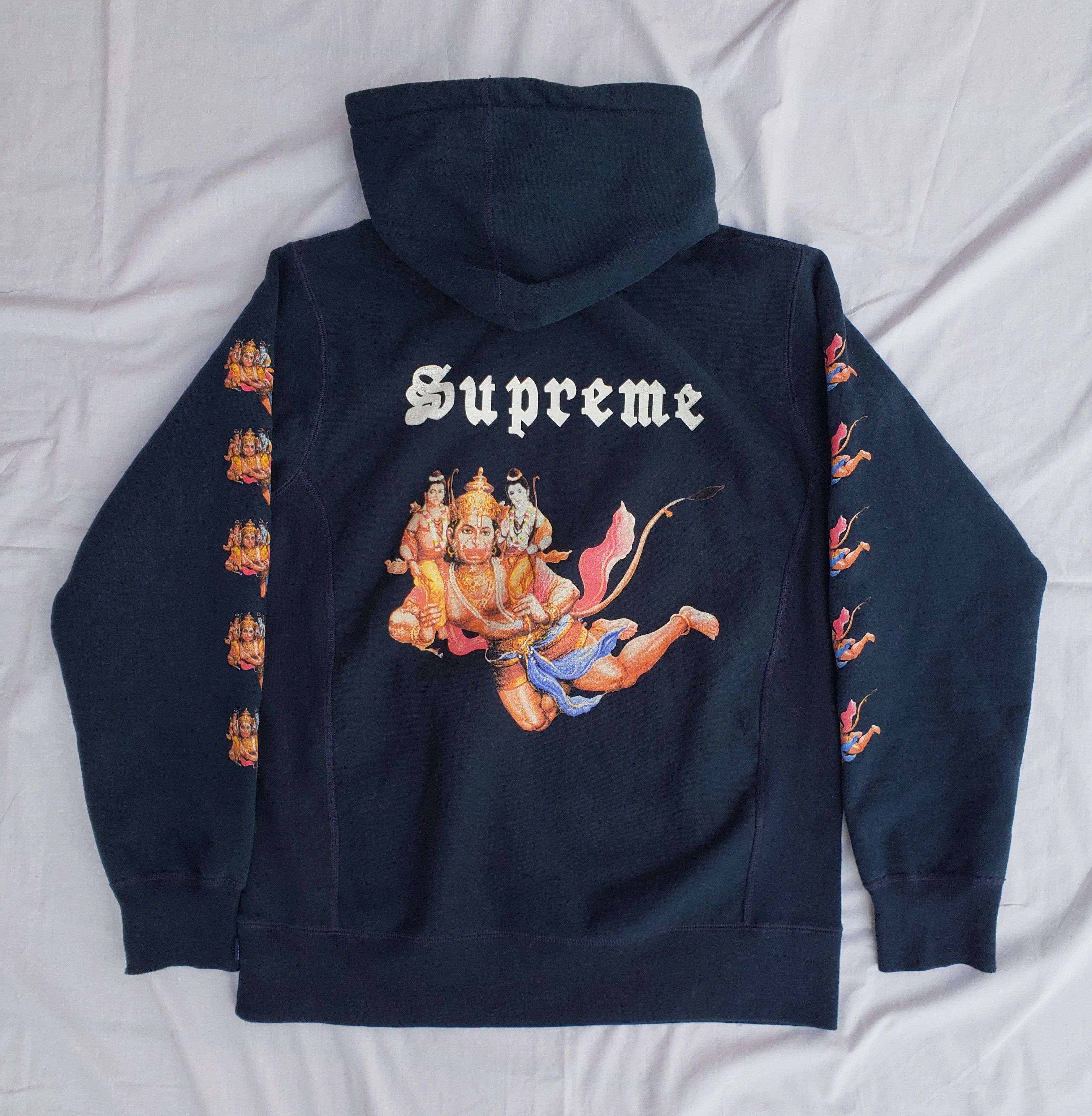 Supreme Supreme Hanuman Hoodie F/W13 Large Navy | Grailed