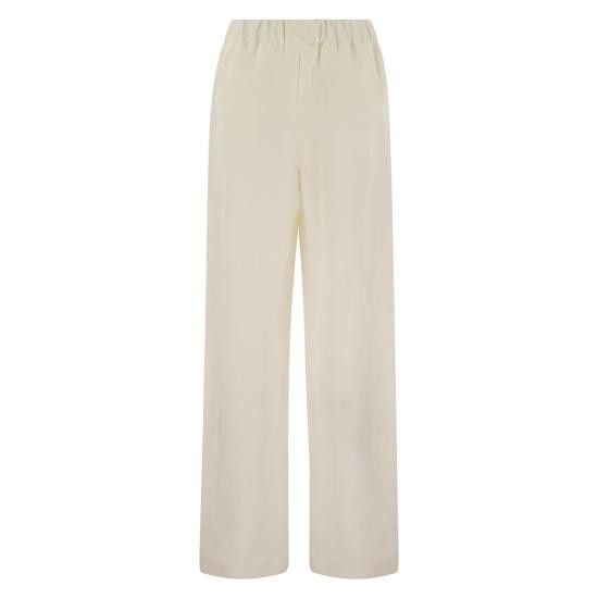 Fabiana Filippi FABIANA FILIPPI Women Straight Pants PAD275F827 WHITE Size 27" / US 4 / IT 40 - 2 Thumbnail