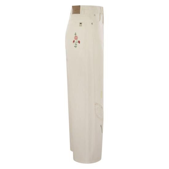 Weekend Max Mara WEEKEND MAX MARA Women Straight Pants 2515131022600 WHITE Size 25" / US 0 / IT 36 - 3 Thumbnail