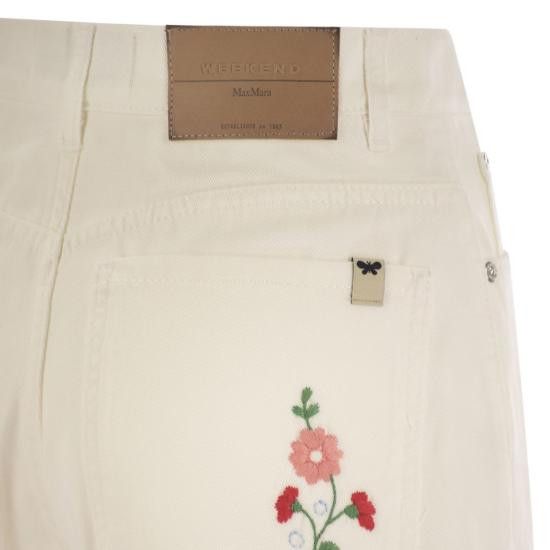 Weekend Max Mara WEEKEND MAX MARA Women Straight Pants 2515131022600 WHITE Size 25" / US 0 / IT 36 - 4 Thumbnail