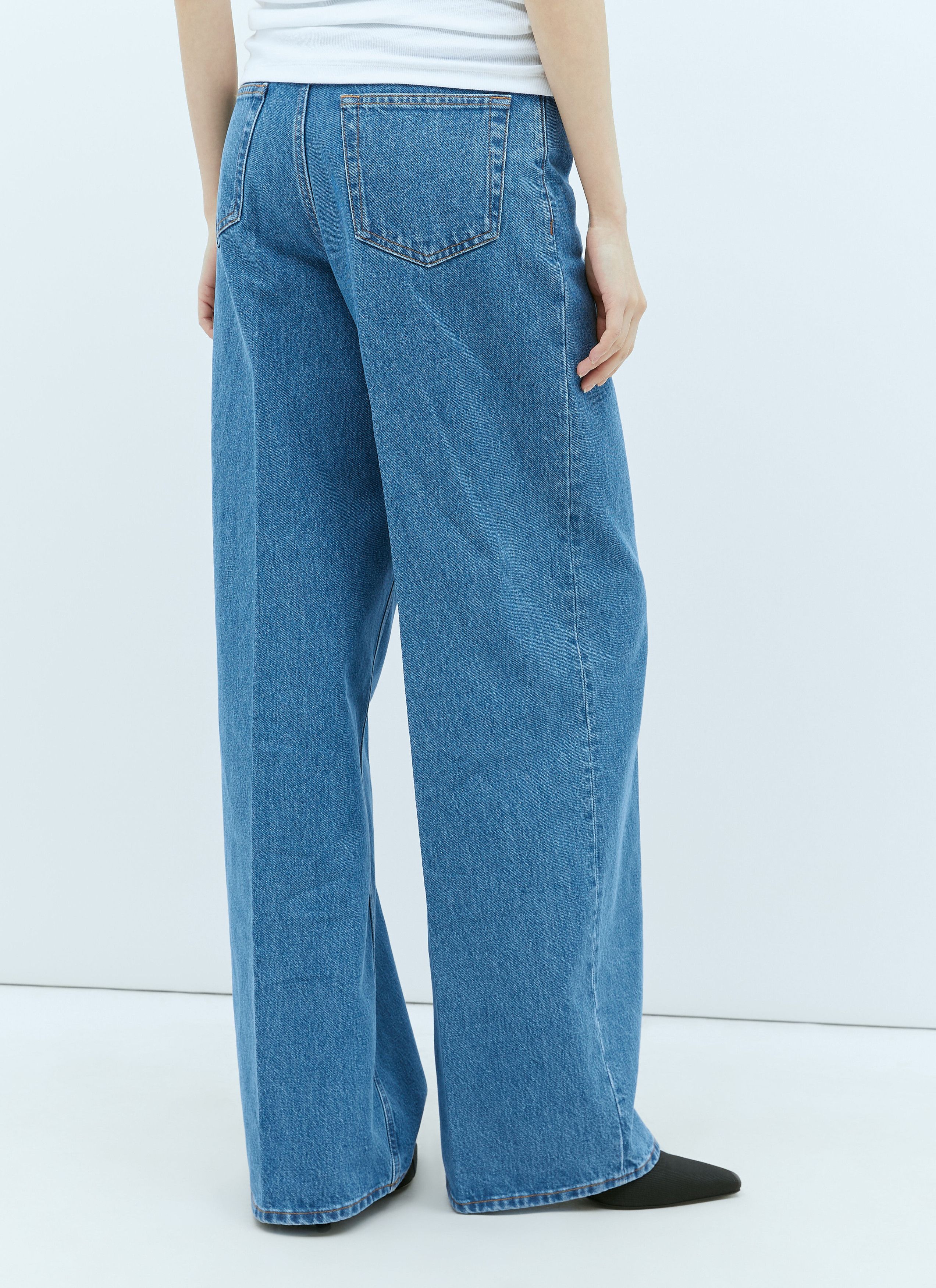 Toteme Wide Leg denim Size 27" / US 4 / IT 40 - 6 Thumbnail