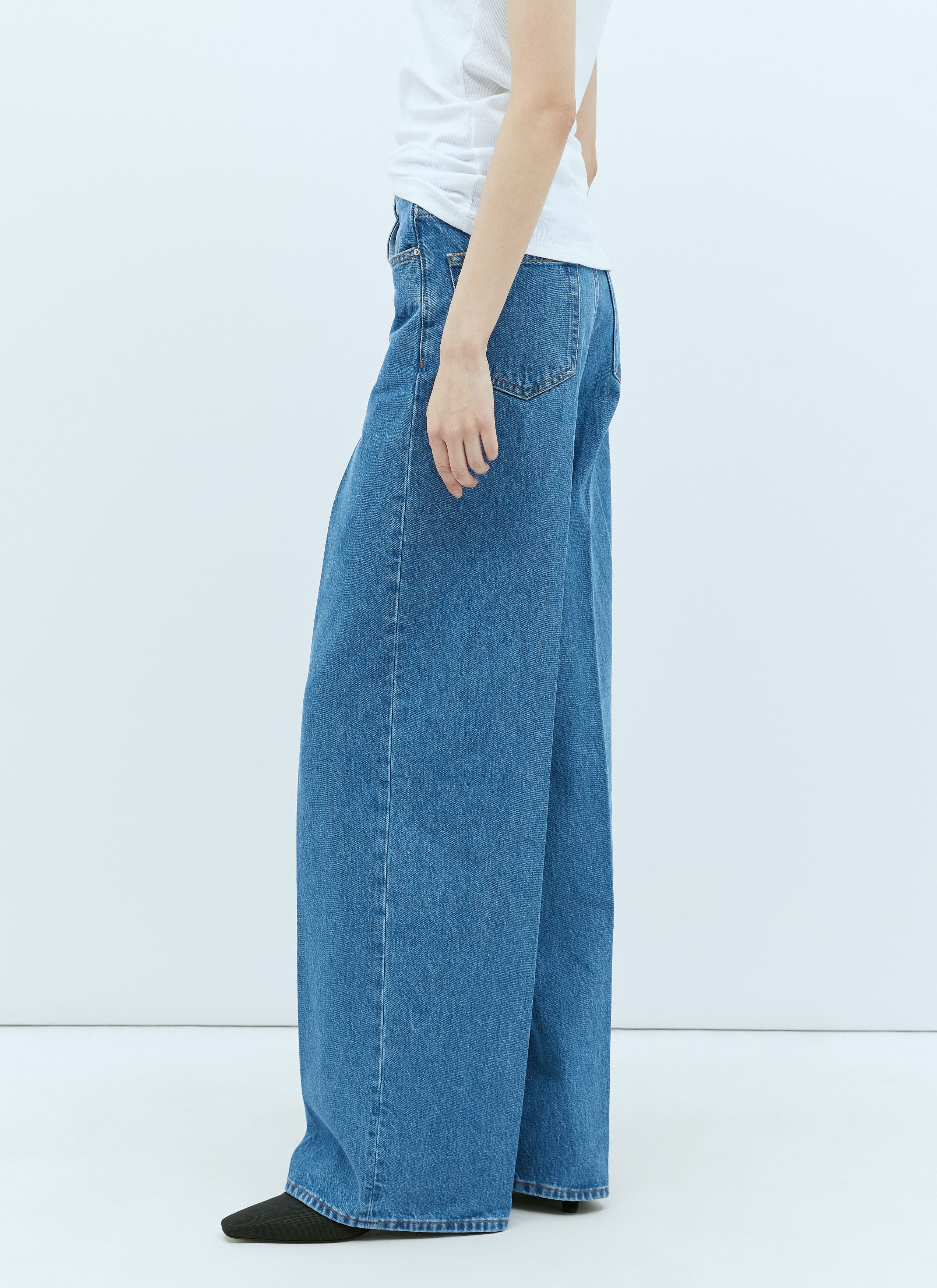 Toteme Wide Leg denim Size 28" / US 6 / IT 42 - 4 Thumbnail
