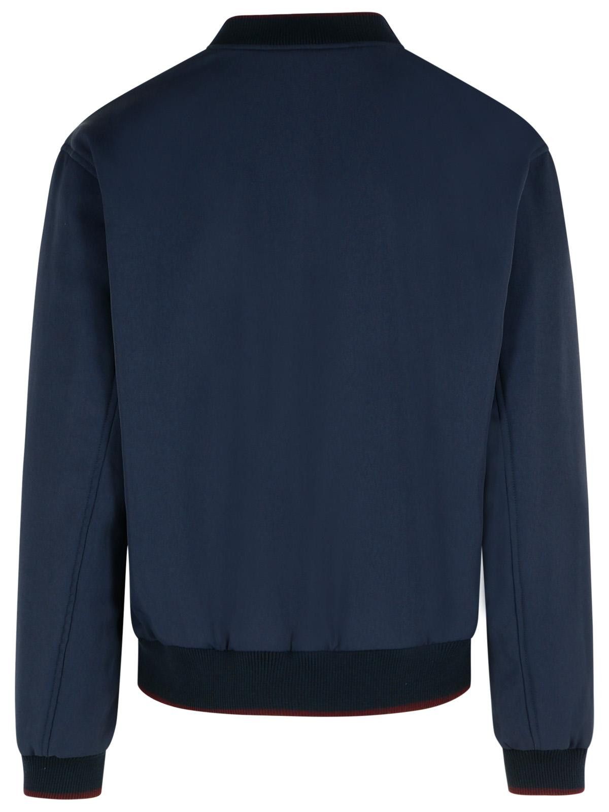 Dries Van Noten DRIES VAN NOTEN 'Volker' Navy Viscose Blend Jacket Size US L / EU 52-54 / 3 - 3 Thumbnail