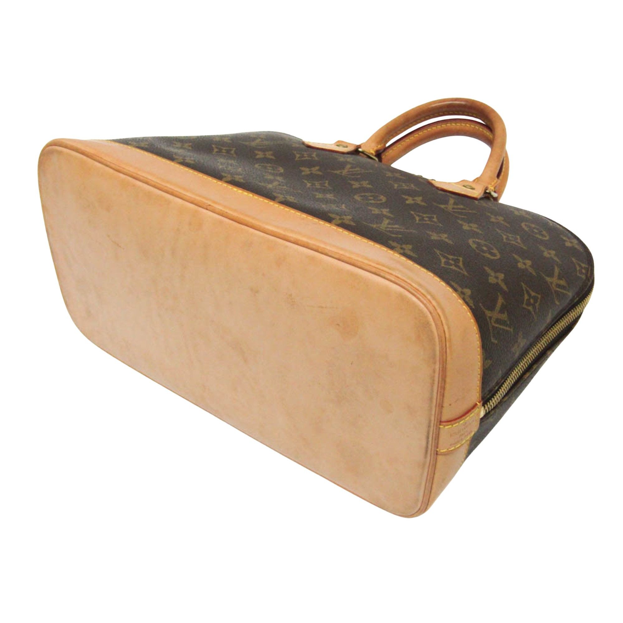 Louis Vuitton Alma Brown Canvas Handbag (Pre-Owned) Size ONE SIZE - 2 Thumbnail