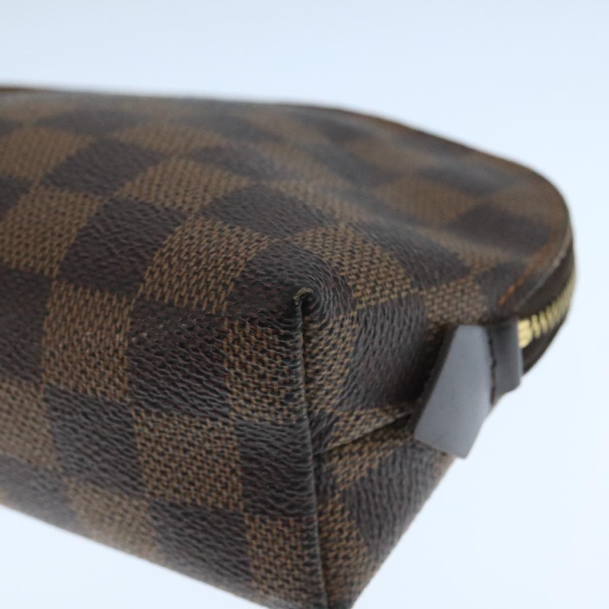 Louis Vuitton Cosmetic Pouch Brown Canvas Clutch Bag (Pre-Owned) Size ONE SIZE - 8 Thumbnail