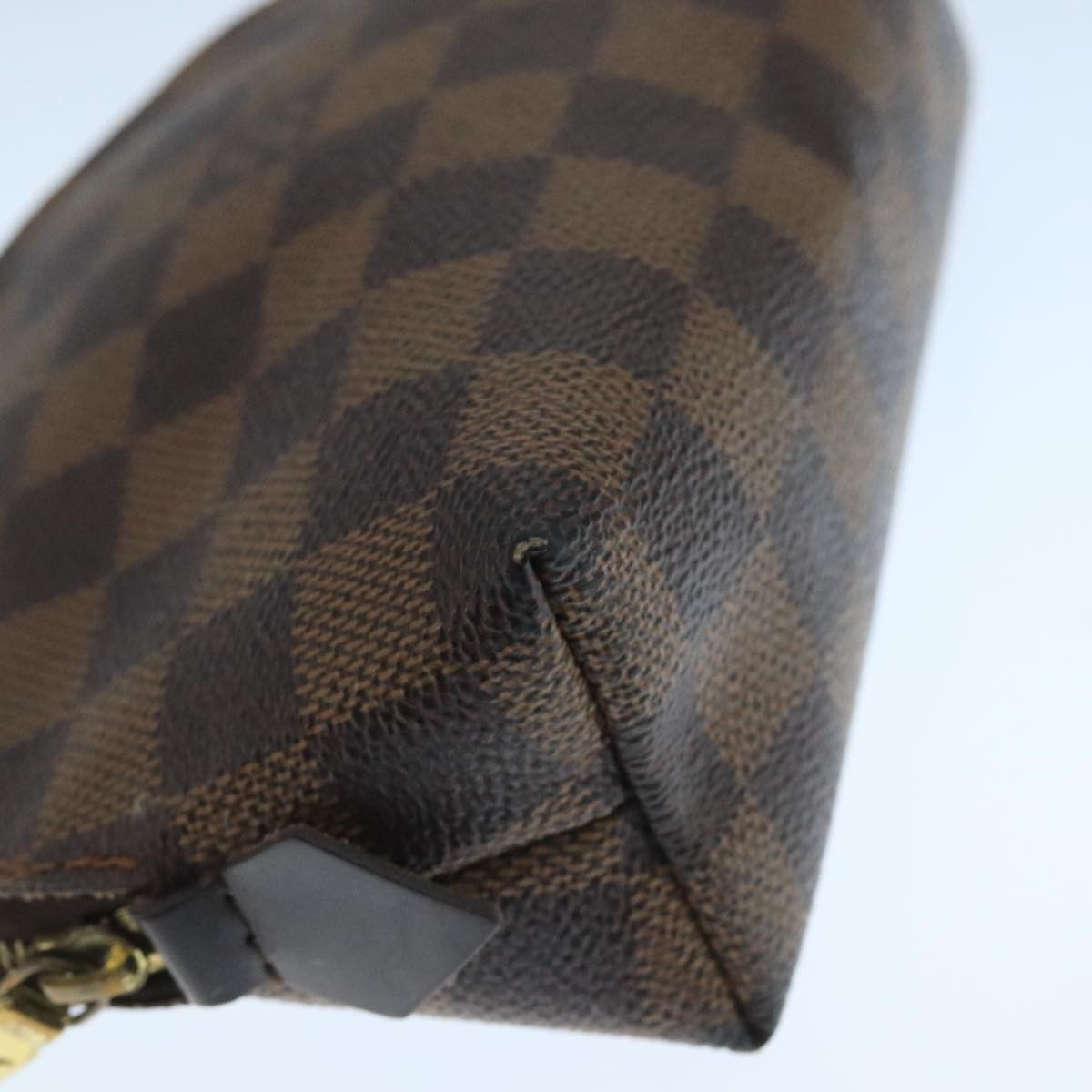 Louis Vuitton Cosmetic Pouch Brown Canvas Clutch Bag (Pre-Owned) Size ONE SIZE - 9 Thumbnail