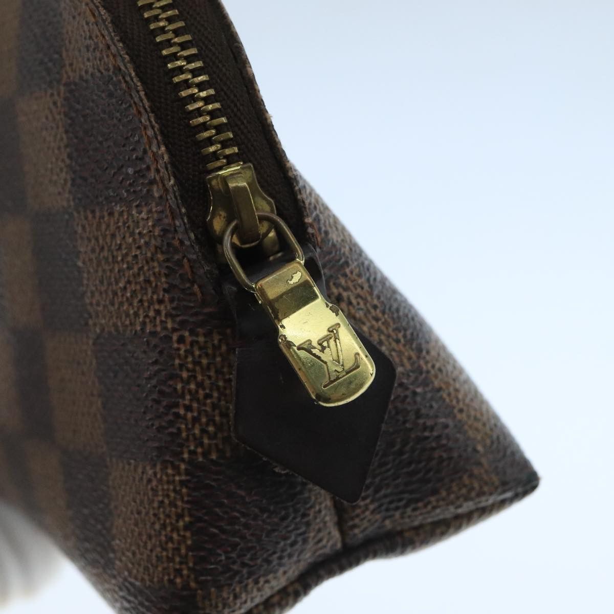 Louis Vuitton Cosmetic Pouch Brown Canvas Clutch Bag (Pre-Owned) Size ONE SIZE - 12 Thumbnail