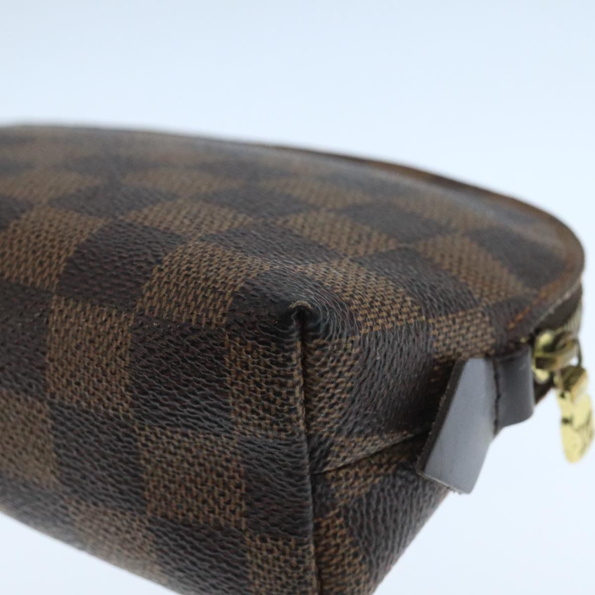 Louis Vuitton Cosmetic Pouch Brown Canvas Clutch Bag (Pre-Owned) Size ONE SIZE - 10 Thumbnail