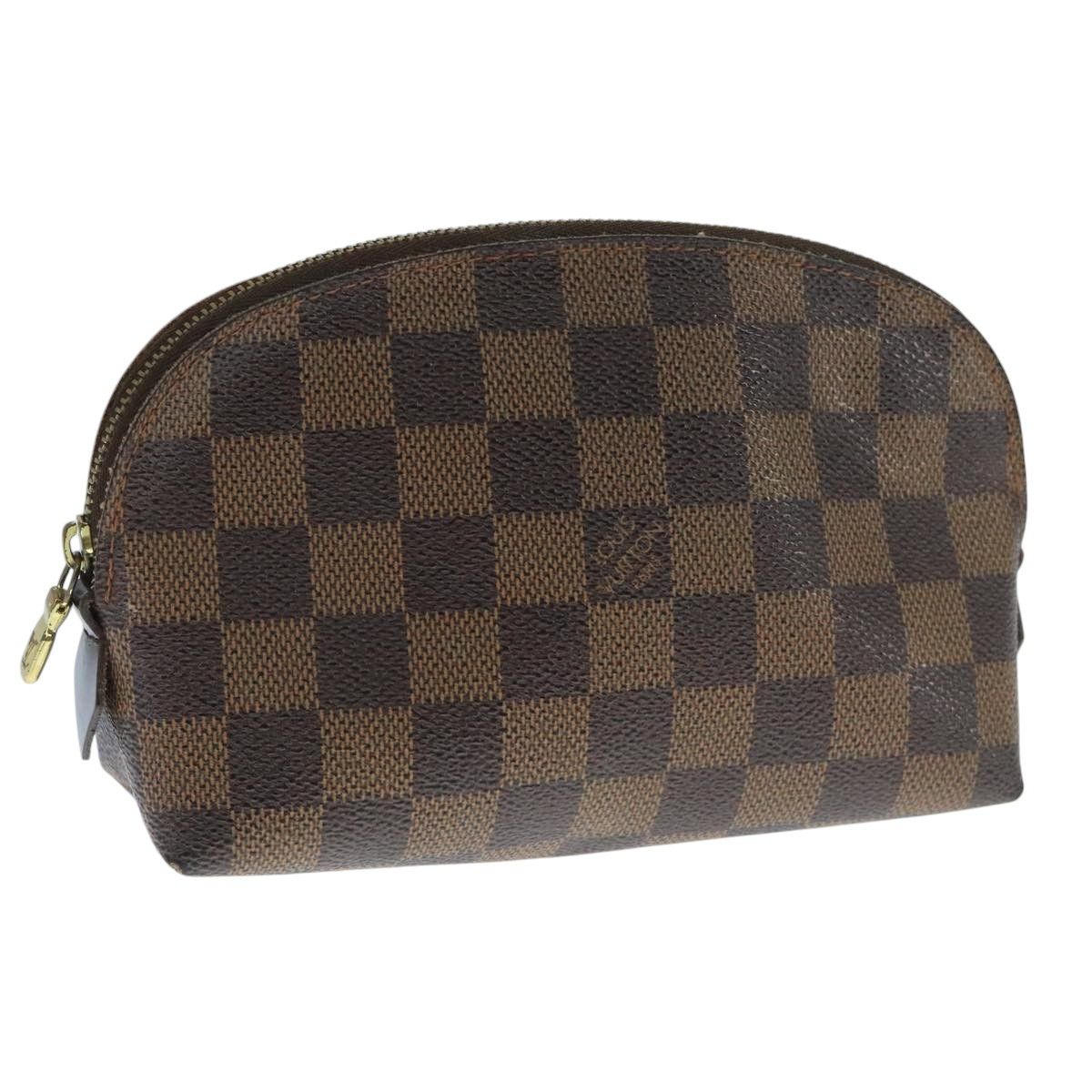 Louis Vuitton Cosmetic Pouch Brown Canvas Clutch Bag (Pre-Owned) Size ONE SIZE - 3 Thumbnail