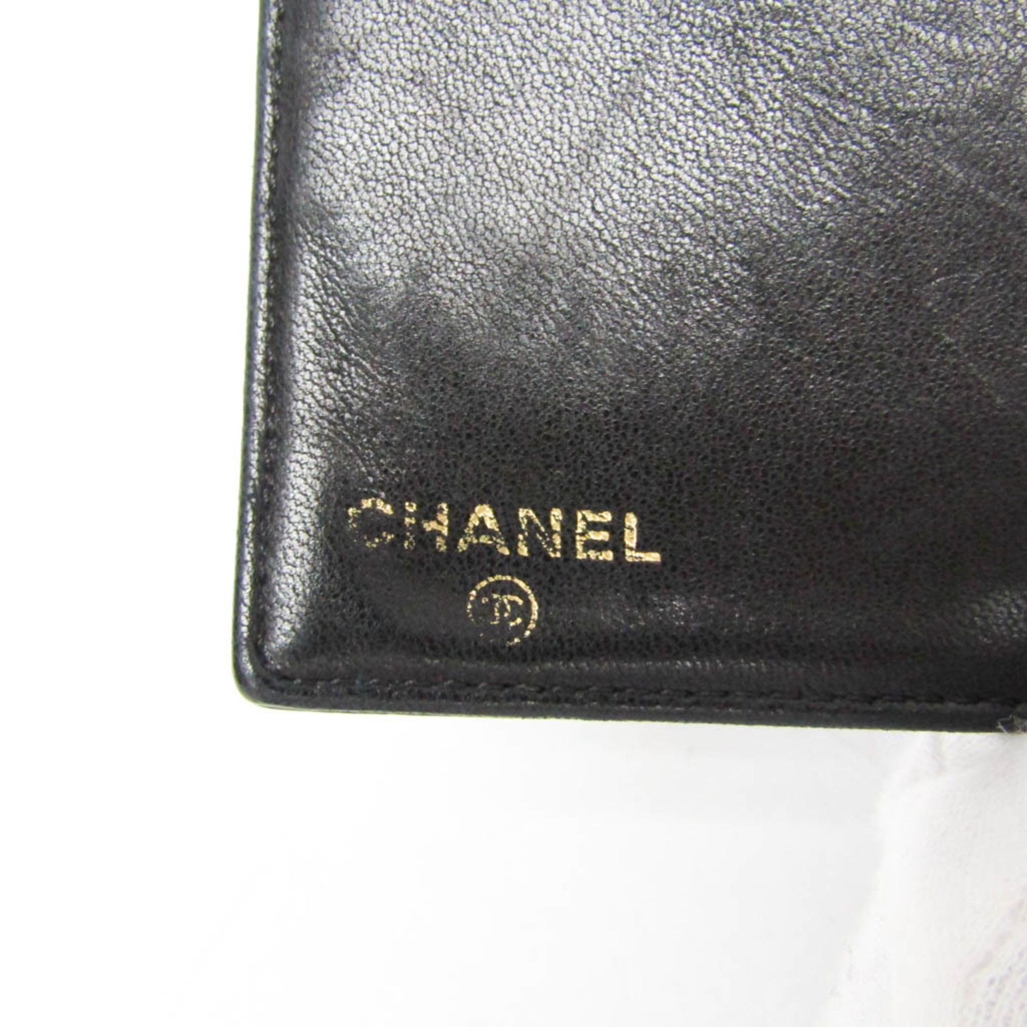 Chanel Black Leather Wallet (Pre-Owned) Size ONE SIZE - 11 Thumbnail