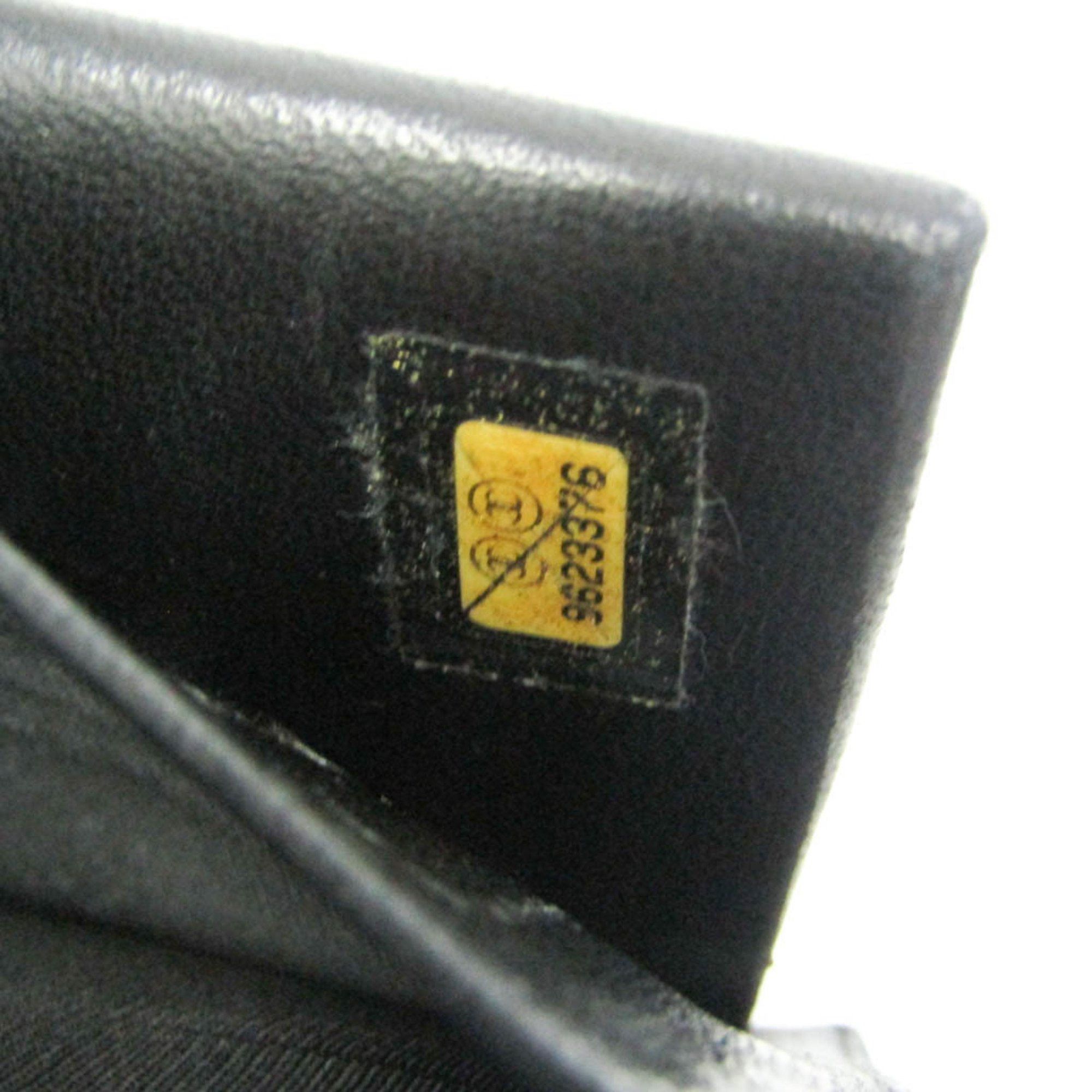 Chanel Black Leather Wallet (Pre-Owned) Size ONE SIZE - 10 Thumbnail