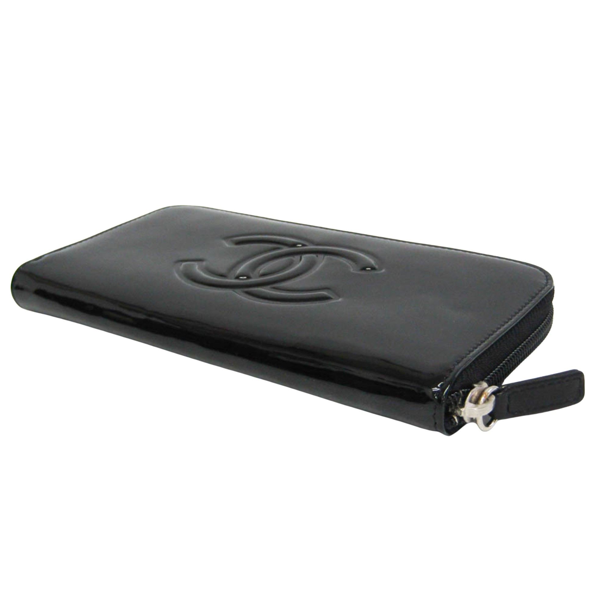 Chanel Black Patent Leather Wallet (Pre-Owned) Size ONE SIZE - 2 Thumbnail