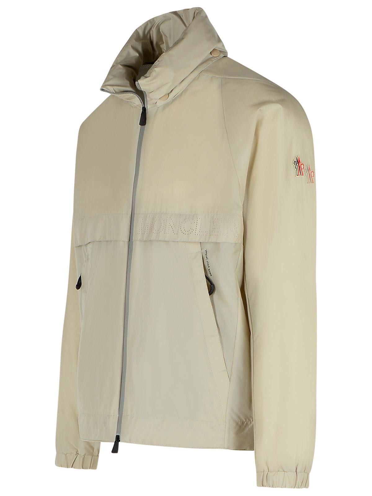 Moncler Grenoble MONCLER GRENOBLE 'Negara' Cream Nylon Jacket Size US XL / EU 56 / 4 - 2 Thumbnail