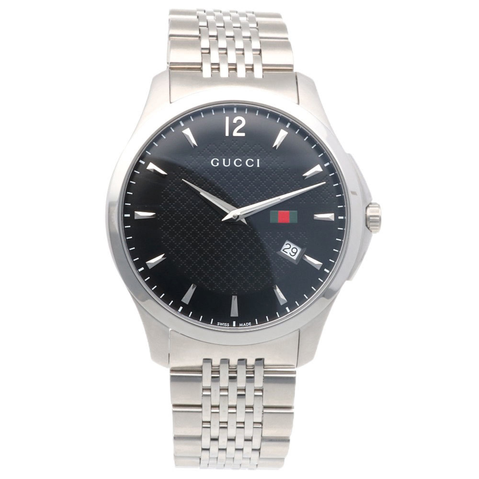 Gucci Gucci G Timeless Watch Stainless Steel 126.3 Quartz Men's GUCCI Size ONE SIZE - 5 Thumbnail