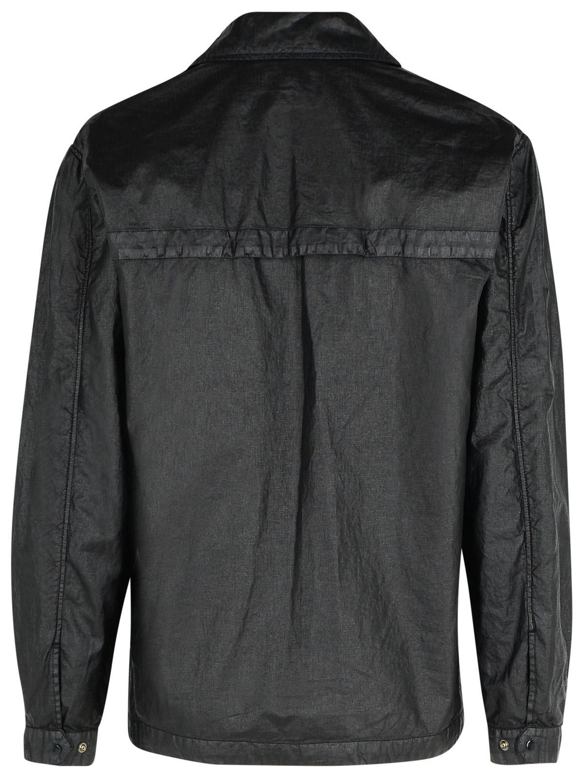 C.P. Company C.P. COMPANY Black Linen Shirt Size US M / EU 48-50 / 2 - 3 Thumbnail