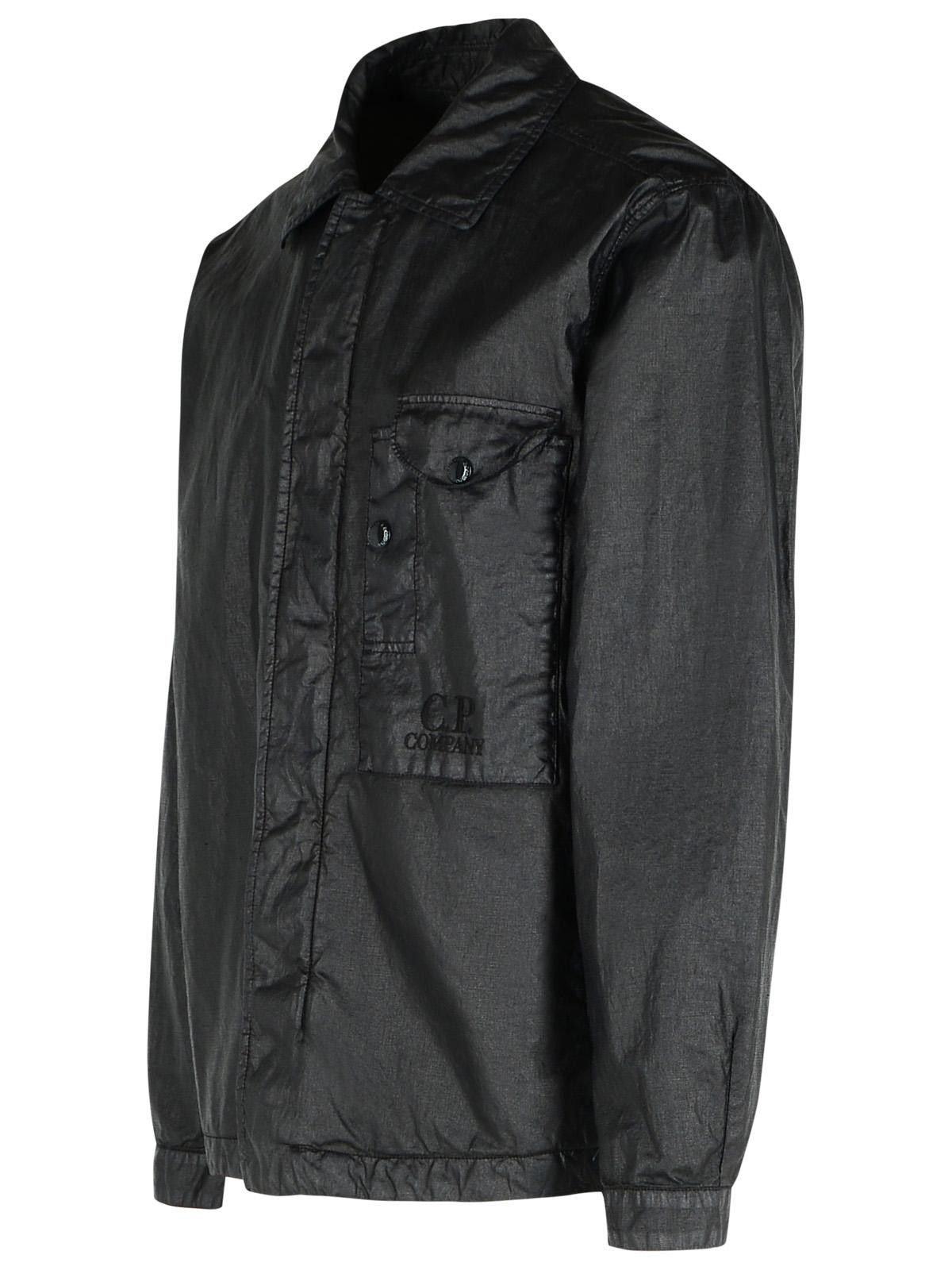 C.P. Company C.P. COMPANY Black Linen Shirt Size US XL / EU 56 / 4 - 2 Thumbnail