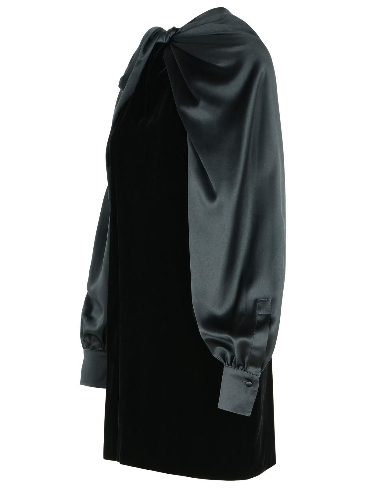 Max Mara MAX MARA 'Zarelia' Black Silk Dress Size S / US 4 / IT 40 - 2 Thumbnail