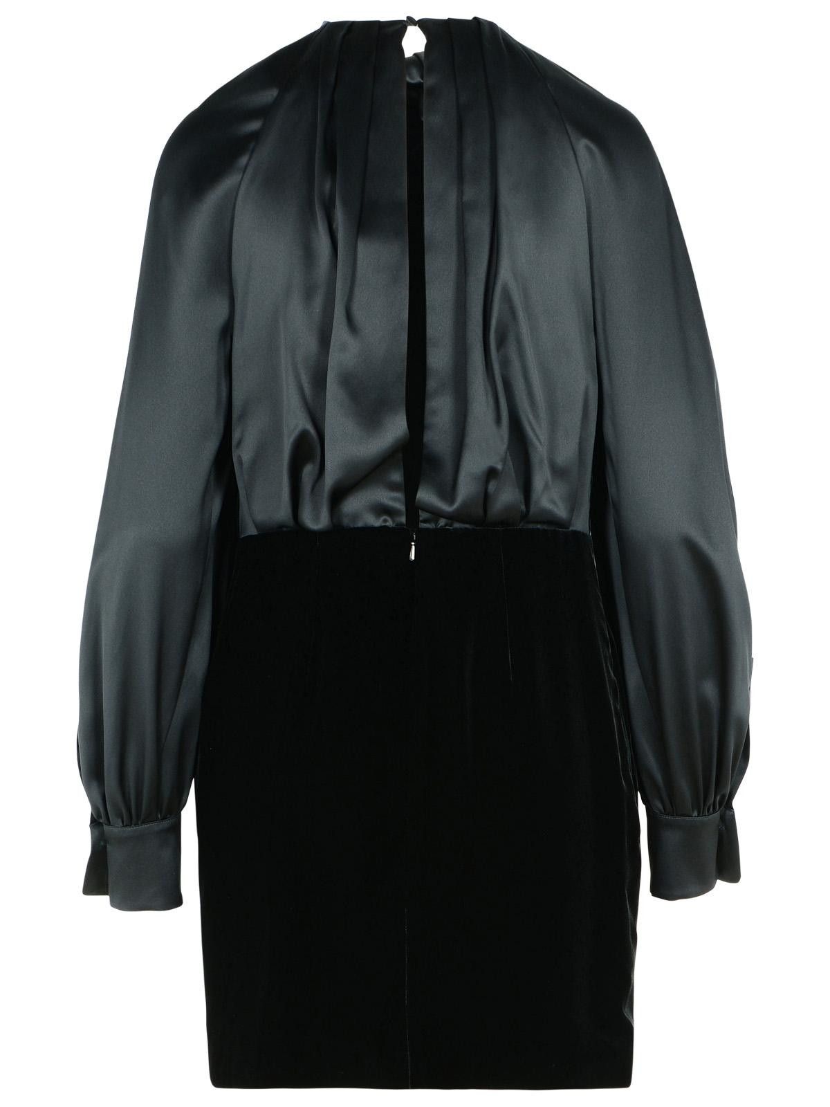 Max Mara MAX MARA 'Zarelia' Black Silk Dress Size S / US 4 / IT 40 - 3 Thumbnail