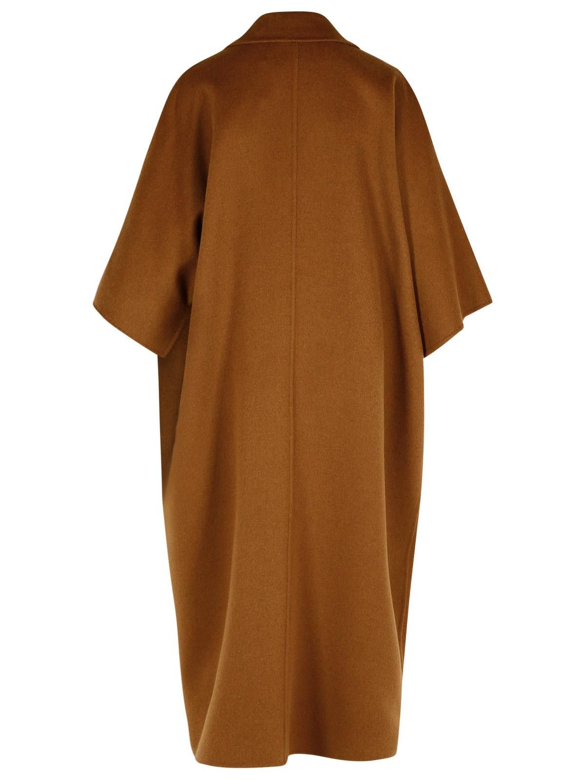 Max Mara MAX MARA 'Gitano' Brown Camel Wool Coat Size L / US 10 / IT 46 - 3 Thumbnail