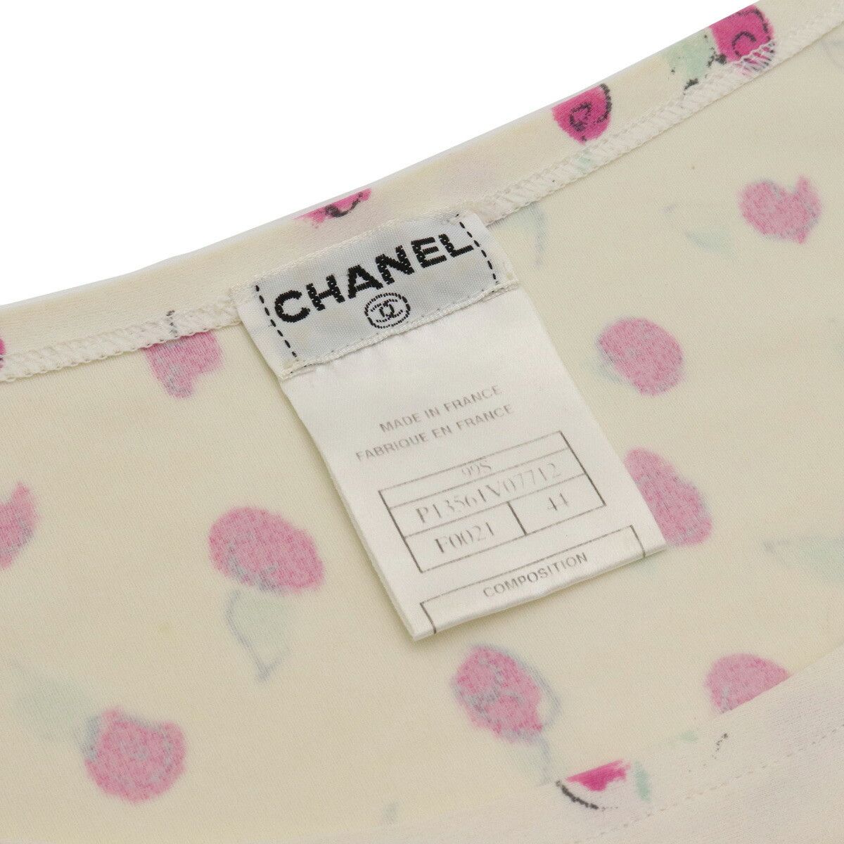 Chanel Chanel Chanel Nylon Spandex Rose Print Short Sleeve Top Others Tops 44 DUTY FREE for USA Size ONE SIZE - 8 Thumbnail