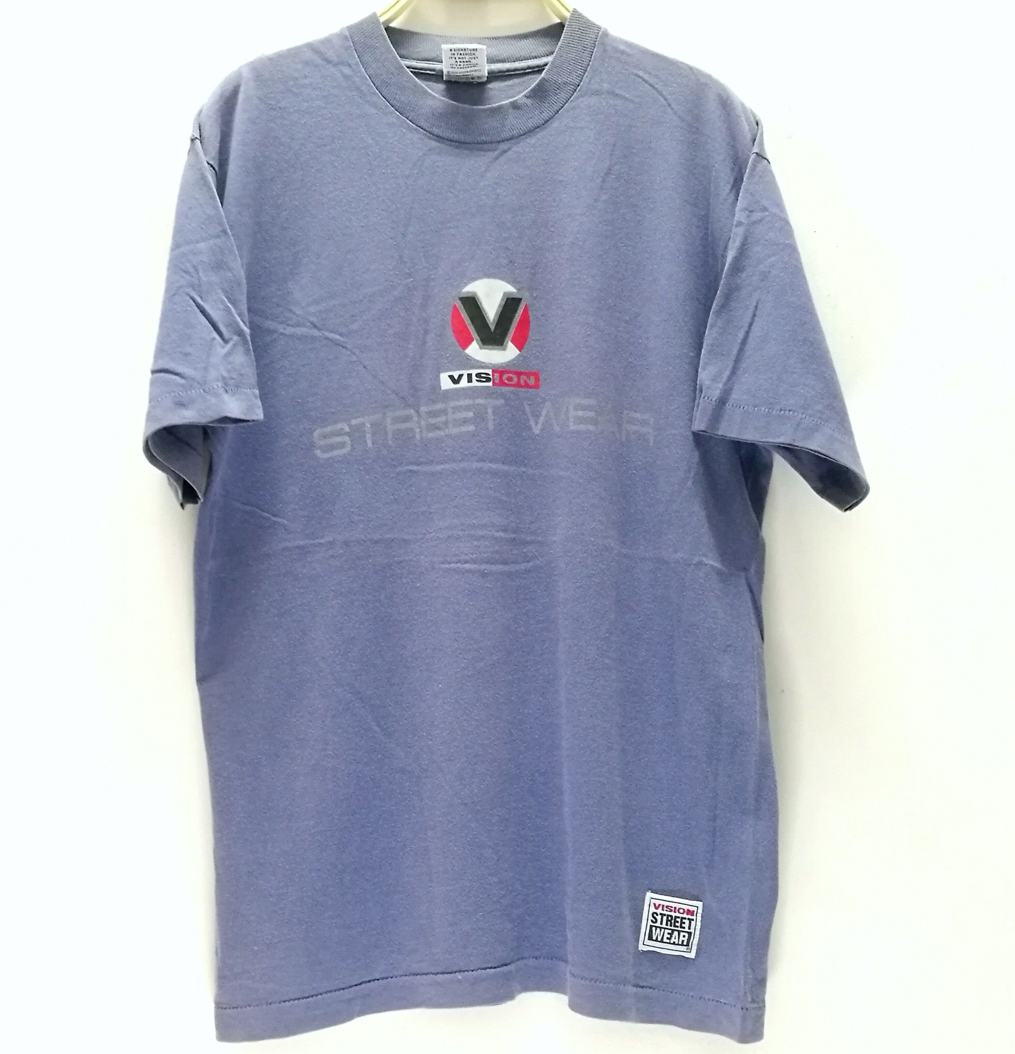 Rare! Vintage 80s VISION STREET WEAR Skateboards spell out t shirt 