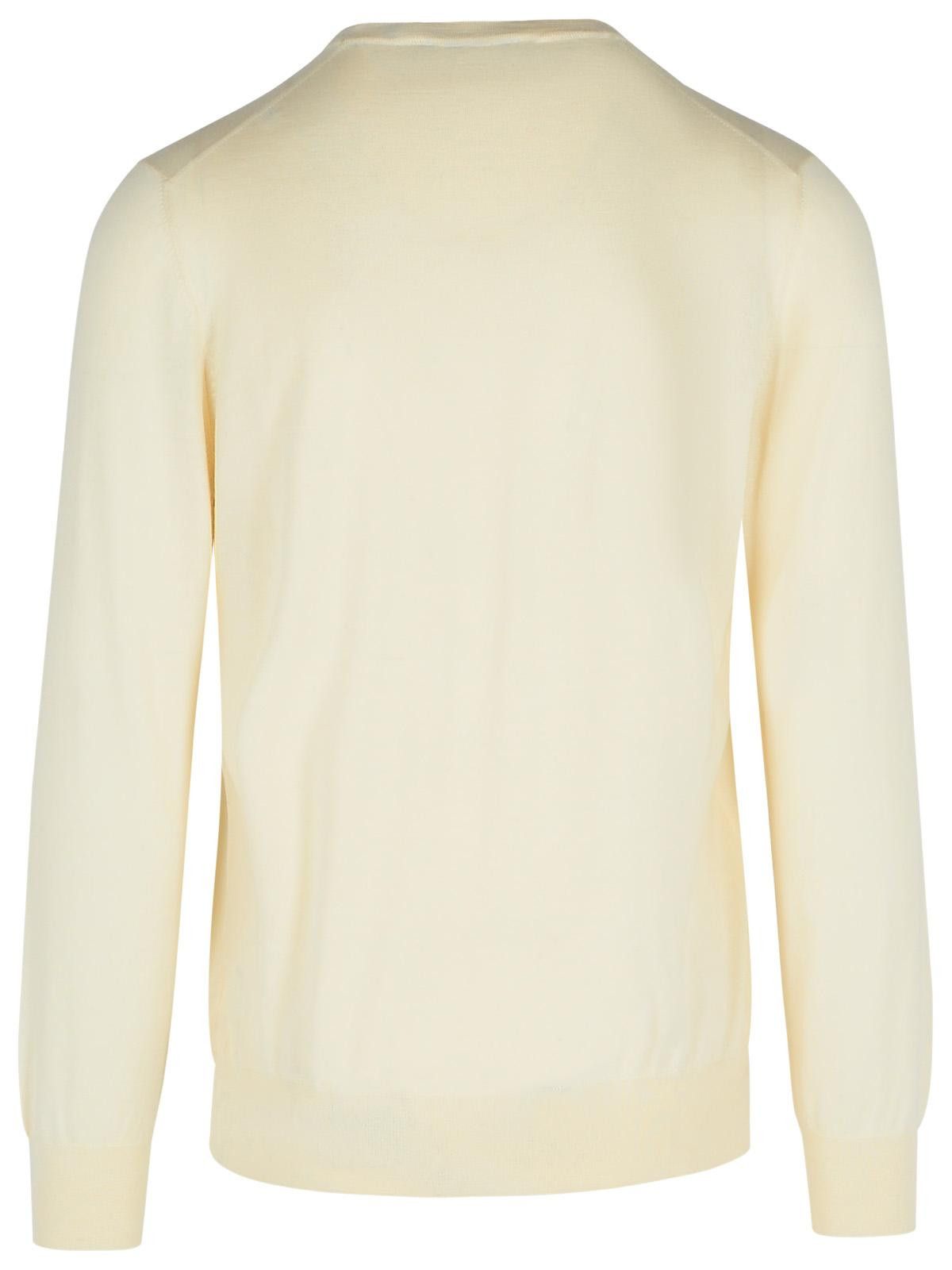 Gran Sasso GRAN SASSO Cream Cashmere Blend Sweater Size US M / EU 48-50 / 2 - 3 Thumbnail