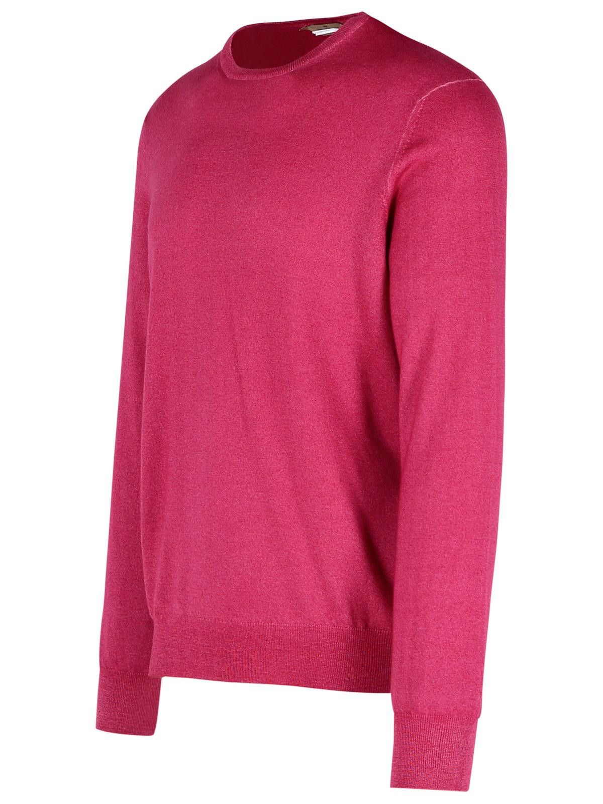 Gran Sasso GRAN SASSO Red Cashmere Wool Sweater Size US L / EU 52-54 / 3 - 2 Thumbnail