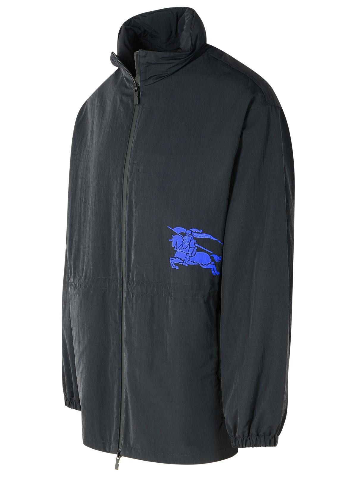 Burberry BURBERRY Black Polyamide Raincoat Size US L / EU 52-54 / 3 - 2 Thumbnail