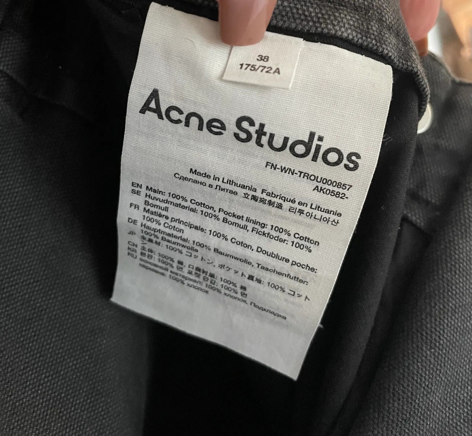 Acne Studios Acne Studios Cargotrousers Pants Size 27" / US 4 / IT 40 - 4 Thumbnail