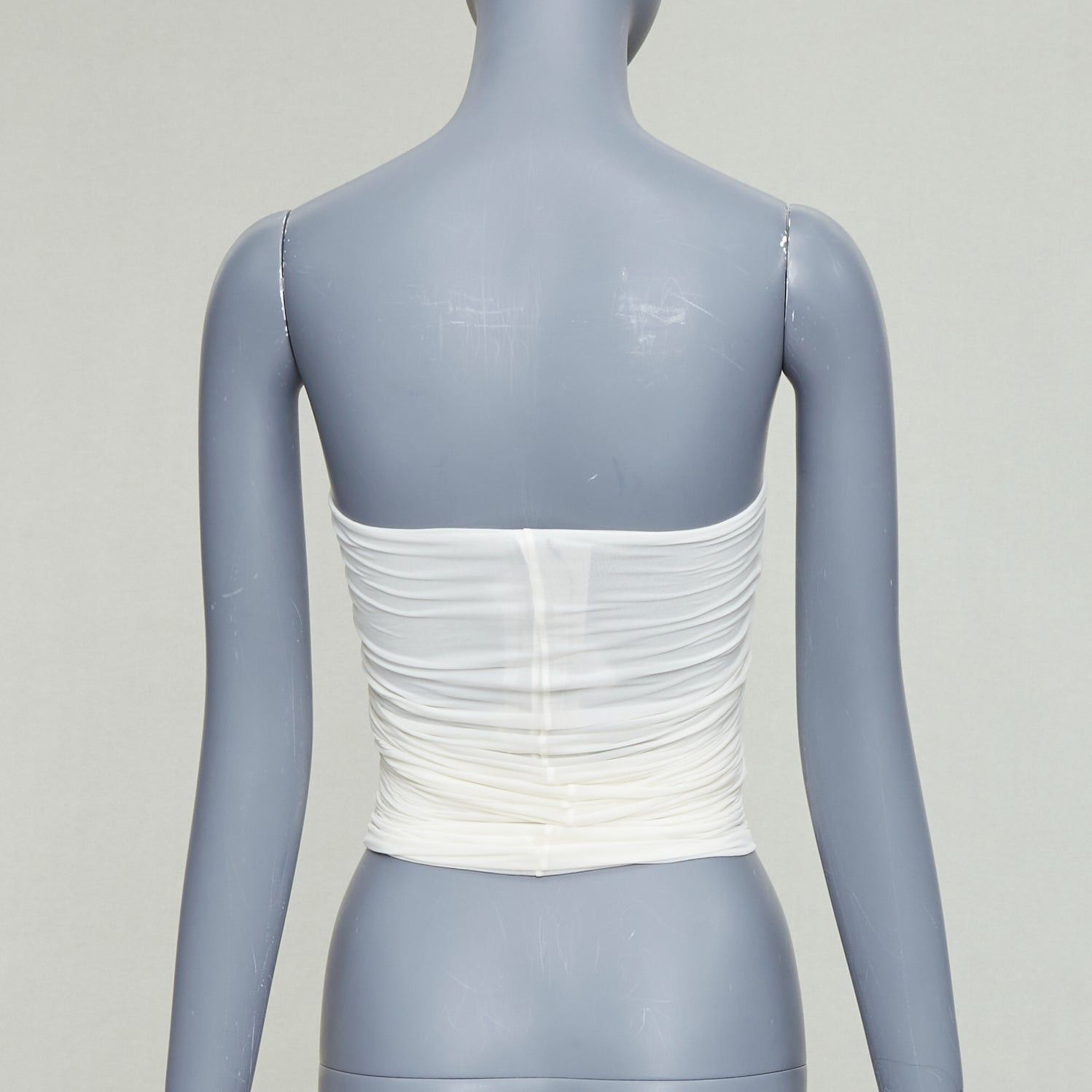 Rick Owens RICK OWENS 2023 Prong milk white tube top IT38 XS Size XS / US 0-2 / IT 36-38 - 5 Thumbnail
