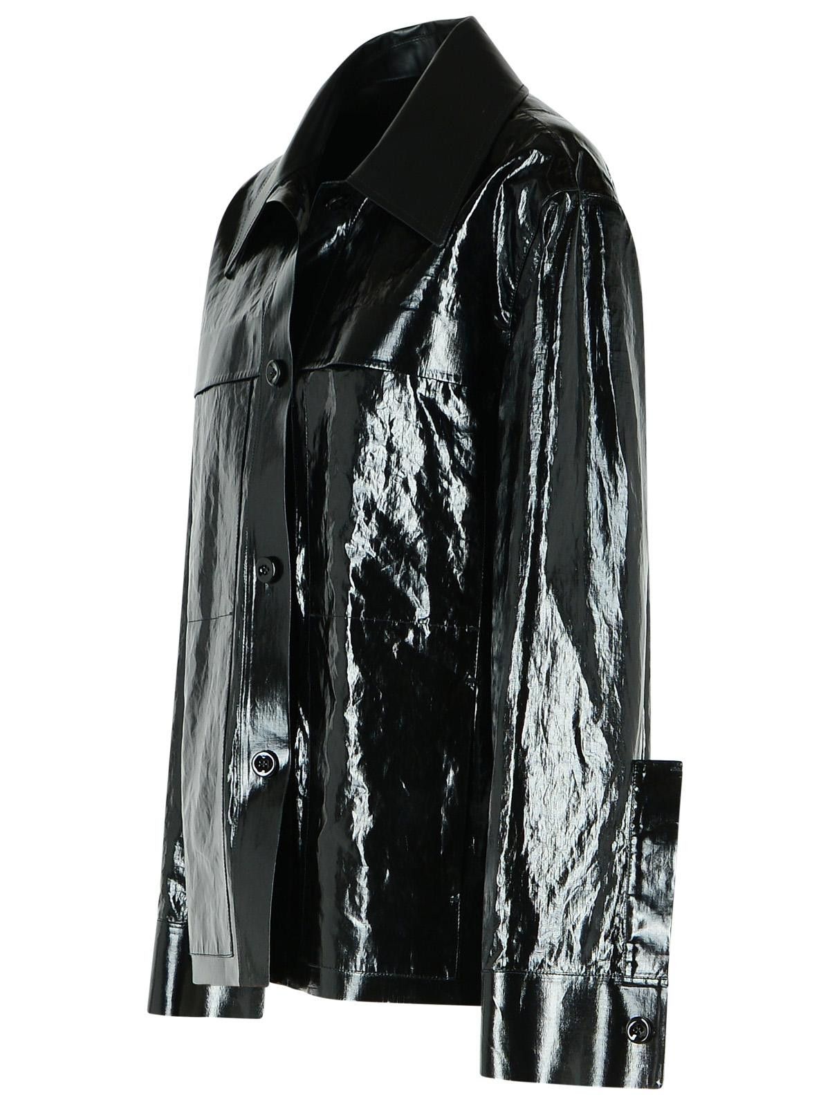 Jil Sander JIL SANDER Black Linen Jacket Size M / US 6-8 / IT 42-44 - 2 Thumbnail
