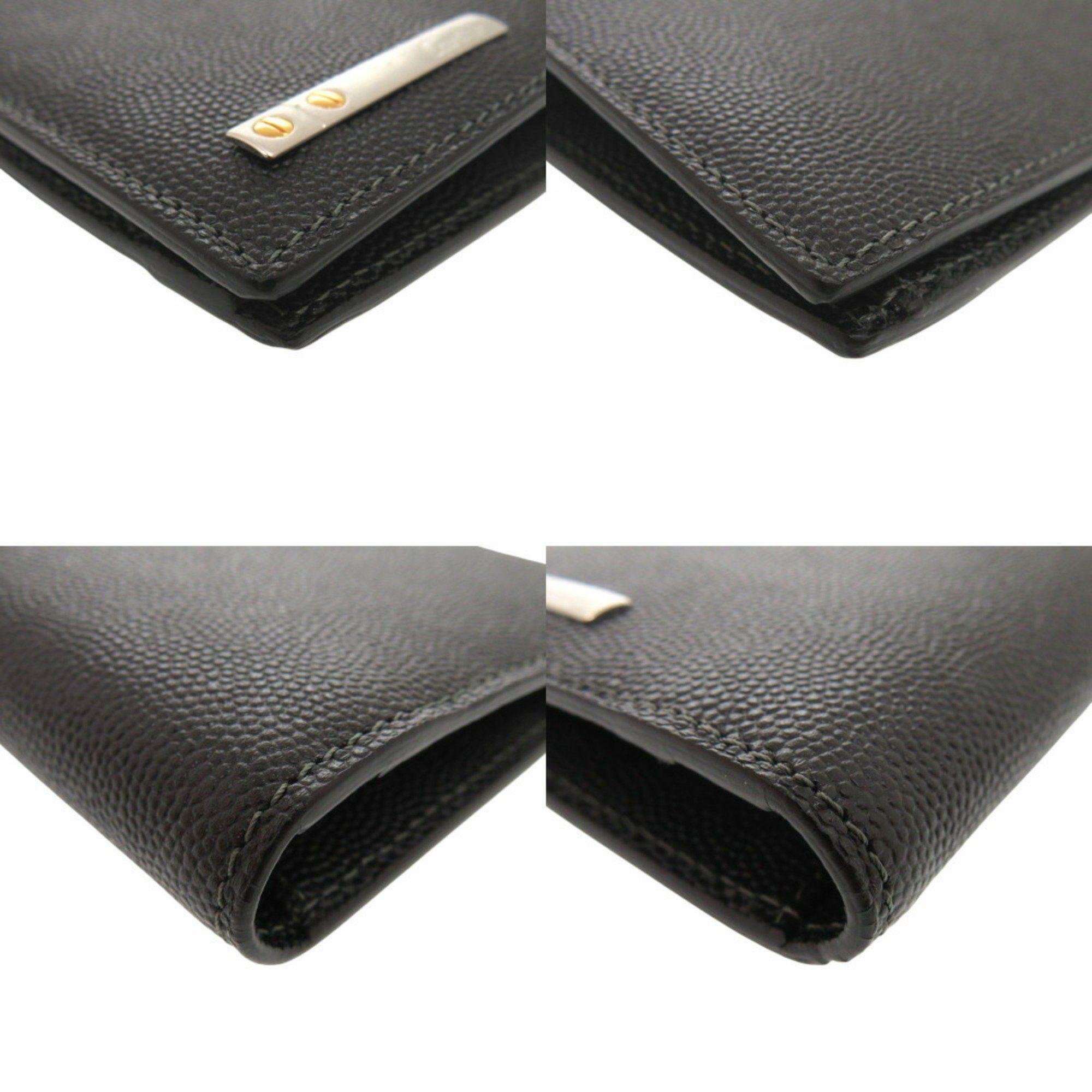 Cartier Cartier Santos L3000770 Leather Black Bi-fold Billfold 0623CARTIER Men's Size ONE SIZE - 4 Thumbnail