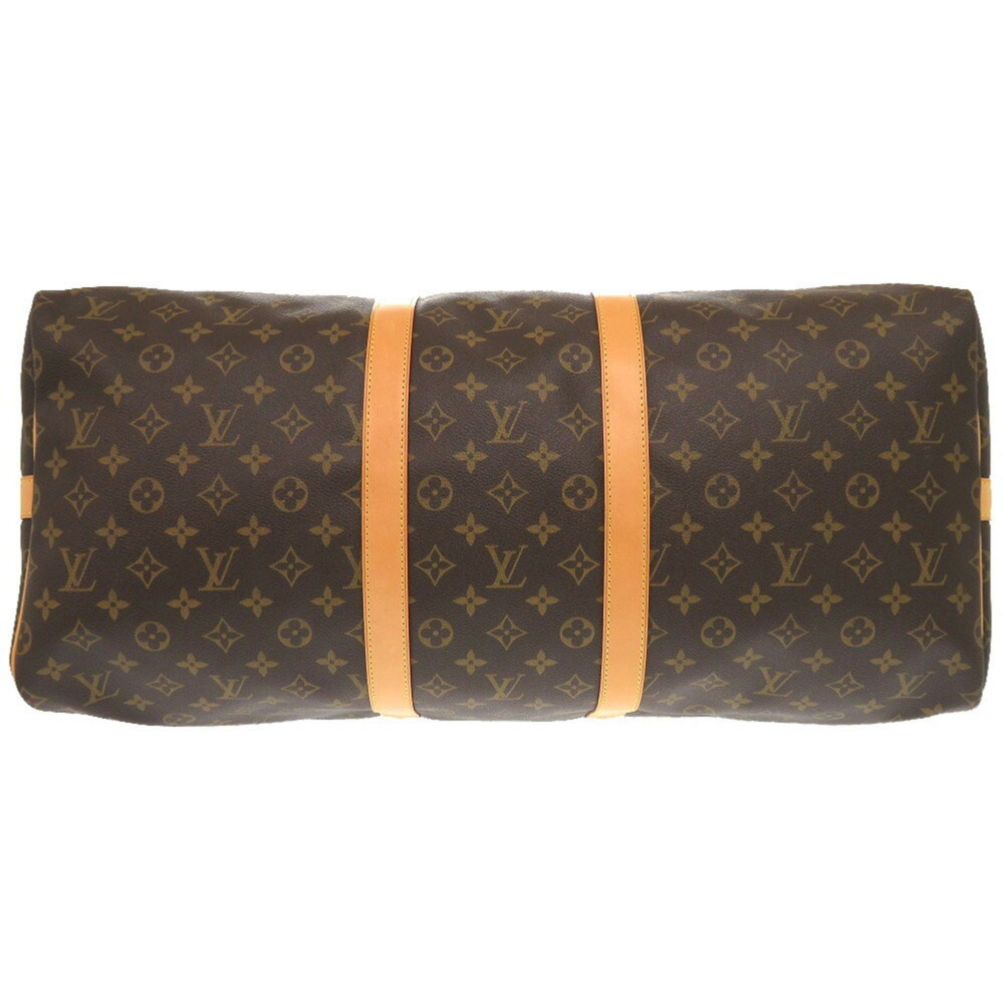 Louis Vuitton Louis Vuitton Keepall Bandouliere 55 Monogram M41414 Boston Bag LV 0582 LOUIS VUITTON Size ONE SIZE - 4 Thumbnail