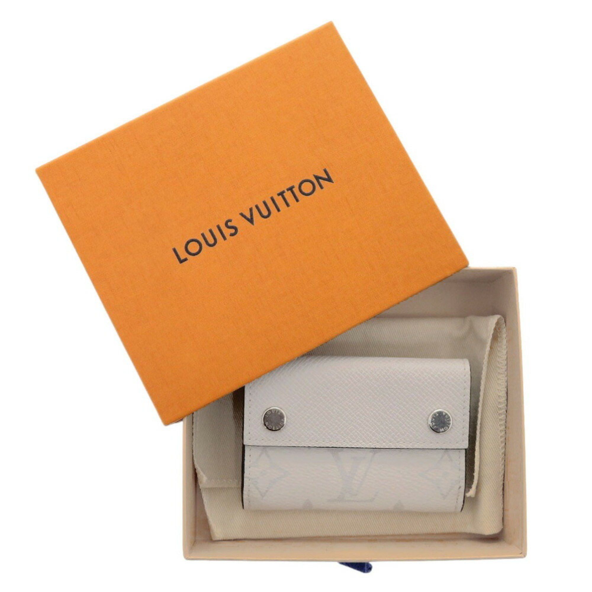 Louis Vuitton Louis Vuitton Taiga Rama Discovery Compact Wallet Monogram M67621 Leather White Tri-fold LV 0837LOUIS VUITTON Size ONE SIZE - 3 Thumbnail