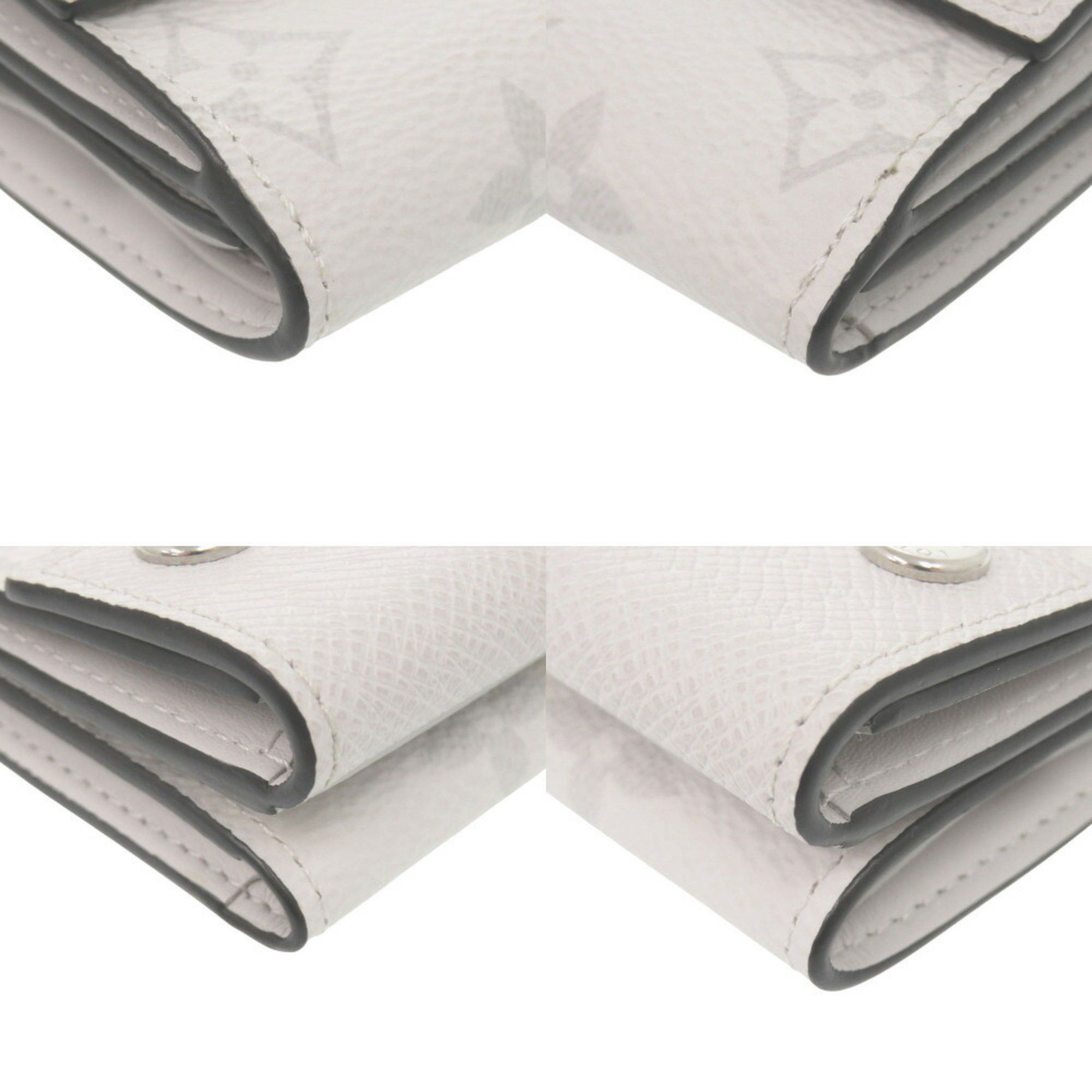 Louis Vuitton Louis Vuitton Taiga Rama Discovery Compact Wallet Monogram M67621 Leather White Tri-fold LV 0837LOUIS VUITTON Size ONE SIZE - 5 Thumbnail