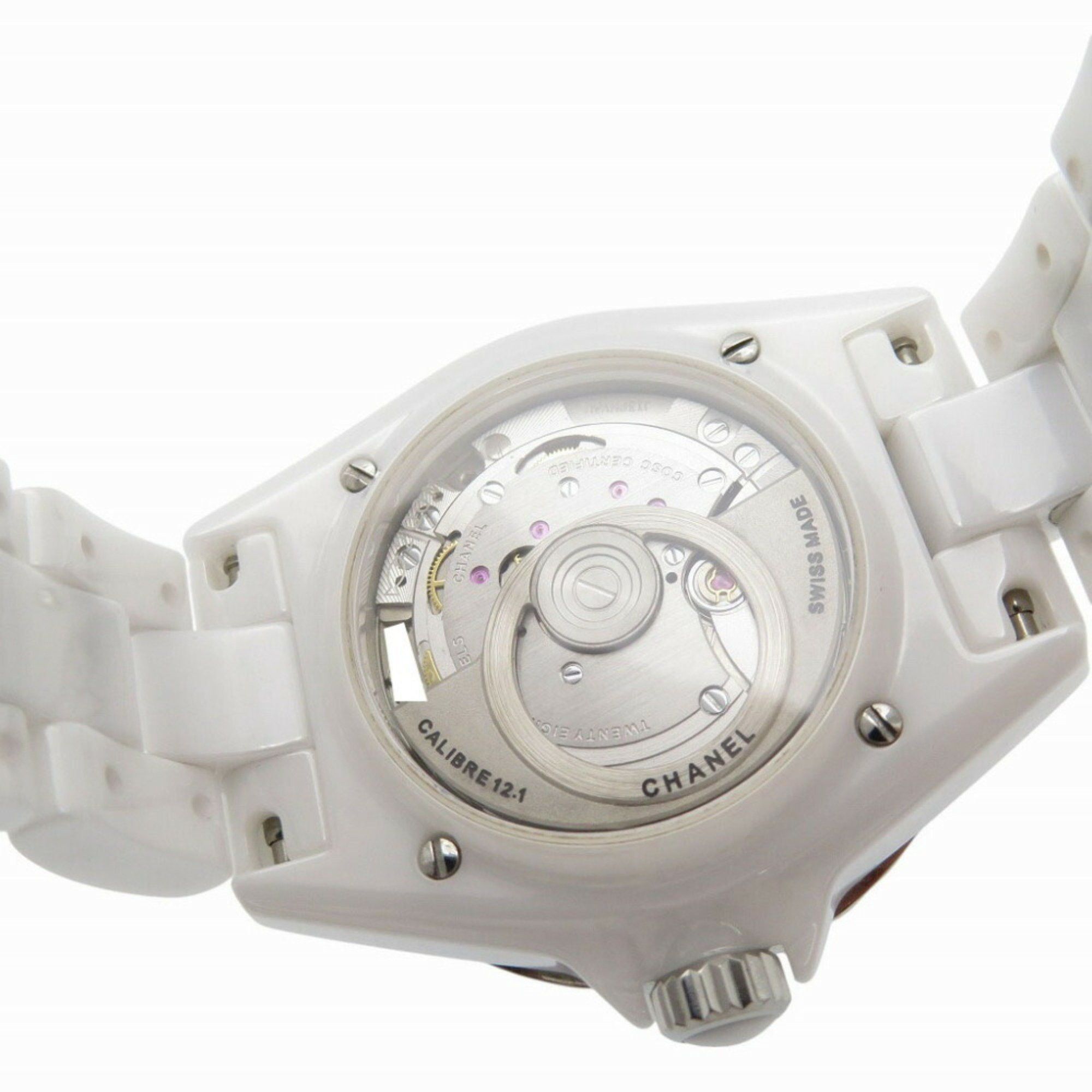 Chanel Chanel J12 12P Diamond H5705 Automatic Watch White Ceramic Dial 0031CHANEL Men's Size ONE SIZE - 8 Thumbnail
