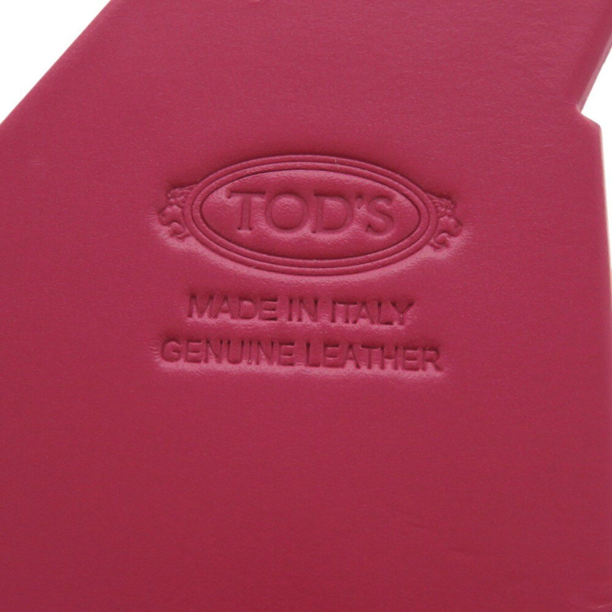 Tod's Tod's Bag Charm Fox Keychain Leather Pink Tsune 1456TOD'S Size ONE SIZE - 5 Thumbnail