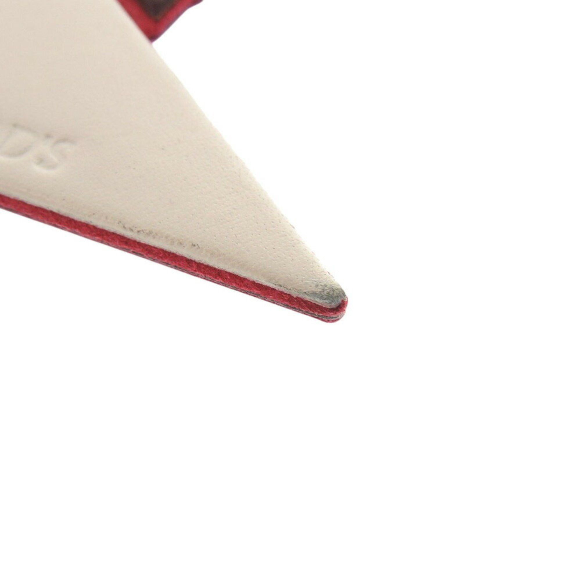 Tod's Tod's Bag Charm Fox Keychain Leather Pink Tsune 1456TOD'S Size ONE SIZE - 7 Thumbnail