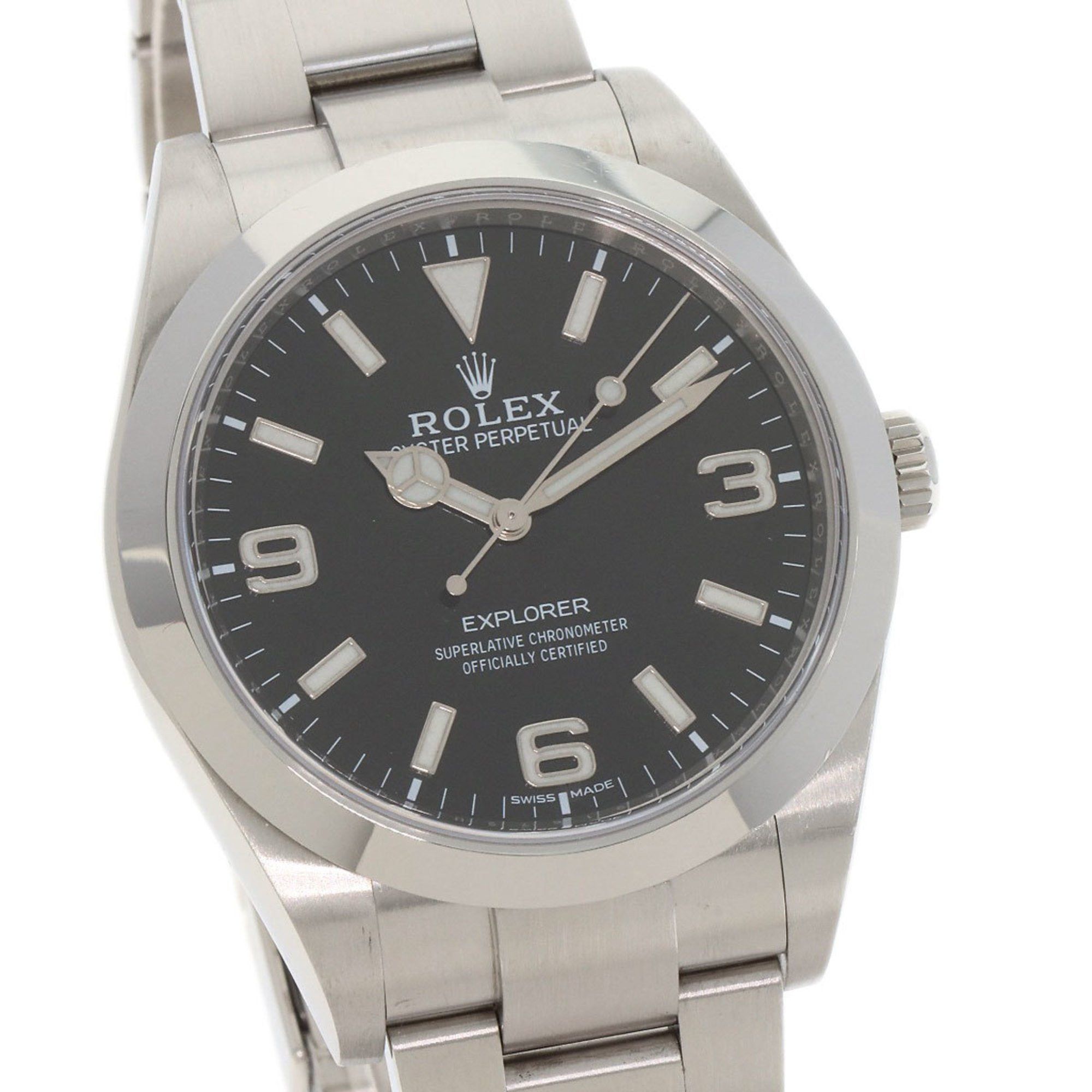 Rolex Rolex 214270 Explorer 1 Late Model Watch Stainless Steel SS Men's ROLEX Size ONE SIZE - 4 Thumbnail