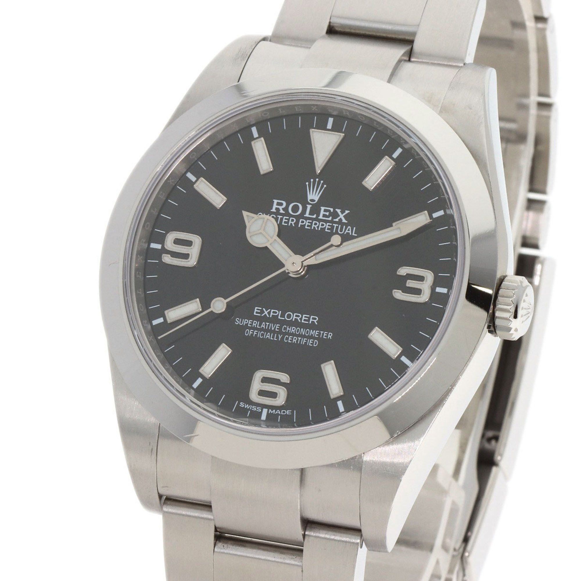 Rolex Rolex 214270 Explorer 1 Late Model Watch Stainless Steel SS Men's ROLEX Size ONE SIZE - 3 Thumbnail