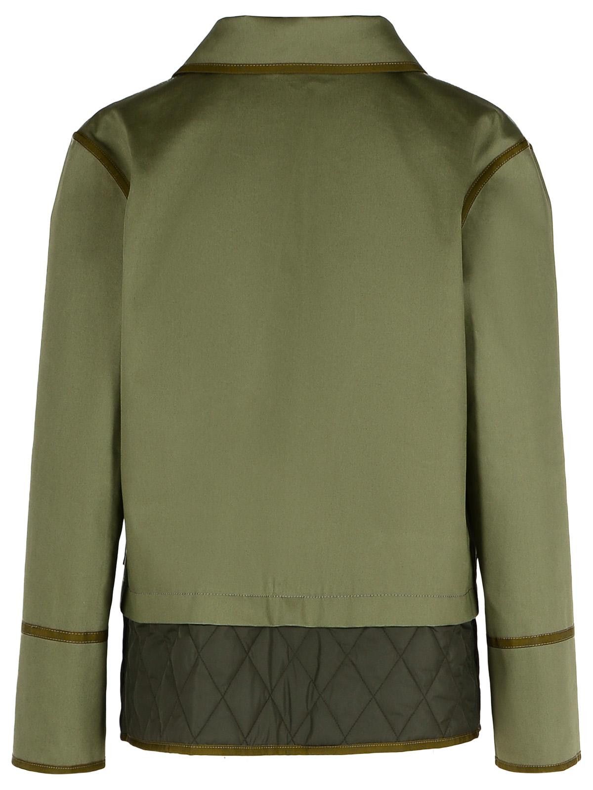 Fay FAY Green Cotton Blend Jacket Size M / US 6-8 / IT 42-44 - 3 Thumbnail