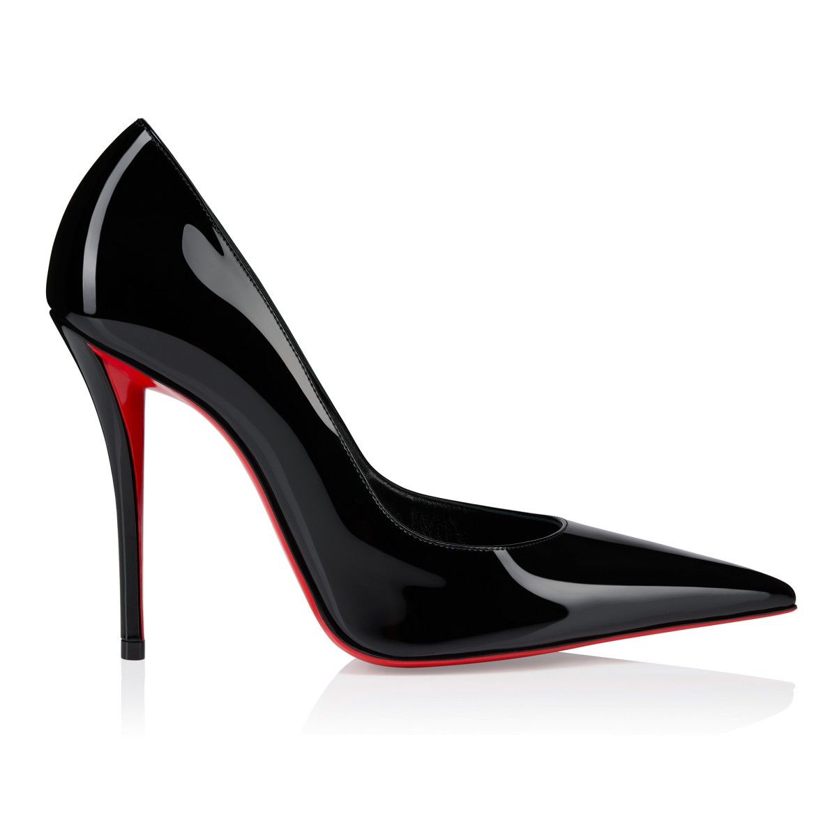 Christian Louboutin Miss Z 100mm Patent Leather Black Size US 10 / IT 40 - 2 Thumbnail