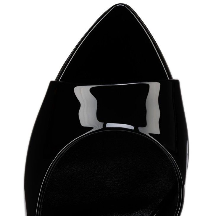 Christian Louboutin Miss Z Mule 100mm Black Size US 9 / IT 39 - 4 Thumbnail