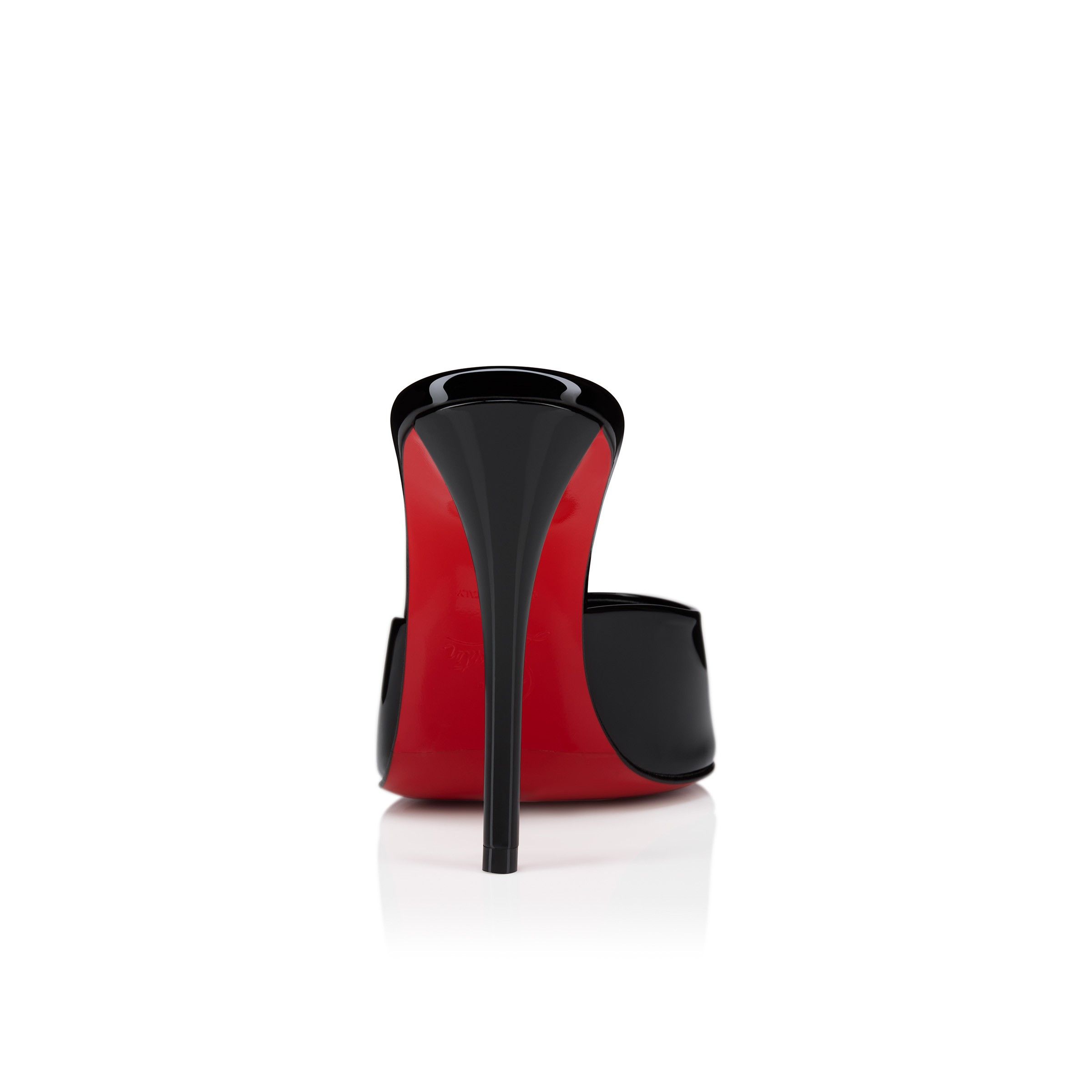 Christian Louboutin Miss Z Mule 100mm Black Size US 12 / IT 42 - 3 Thumbnail
