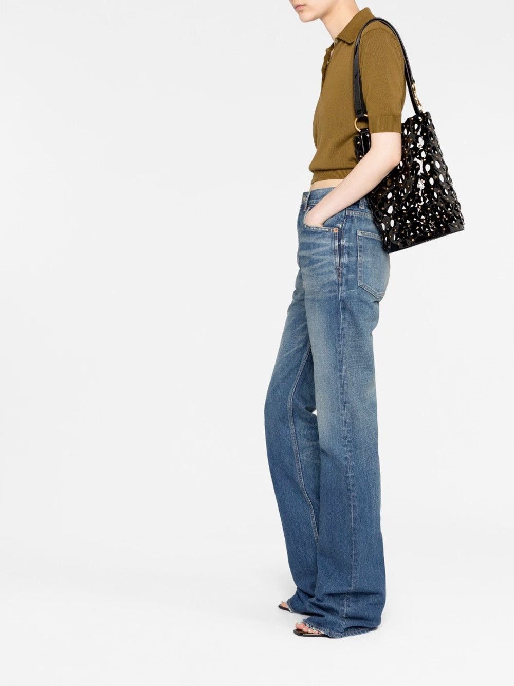Saint Laurent Paris The Hearted Bucket Bag Black Size ONE SIZE - 2 Thumbnail
