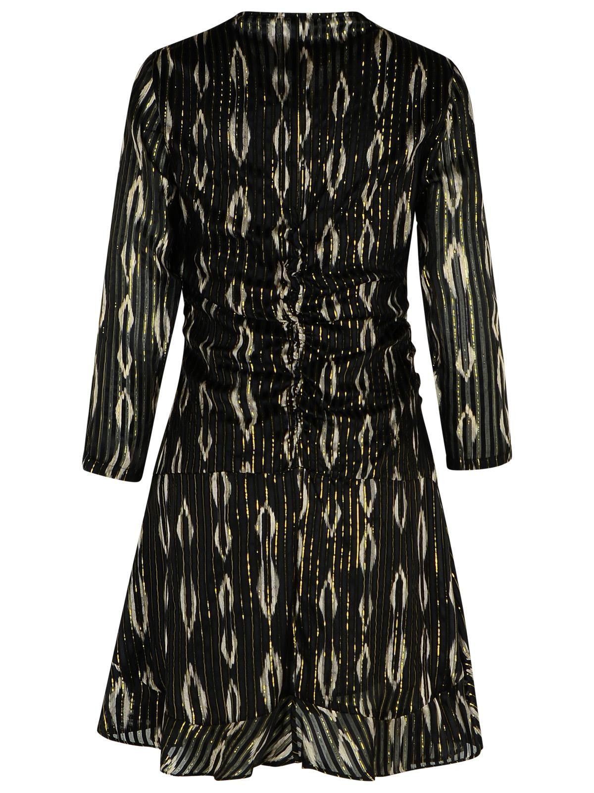 Isabel Marant ISABEL MARANT 'Octavia' Black Silk Dress Size M / US 6-8 / IT 42-44 - 3 Thumbnail