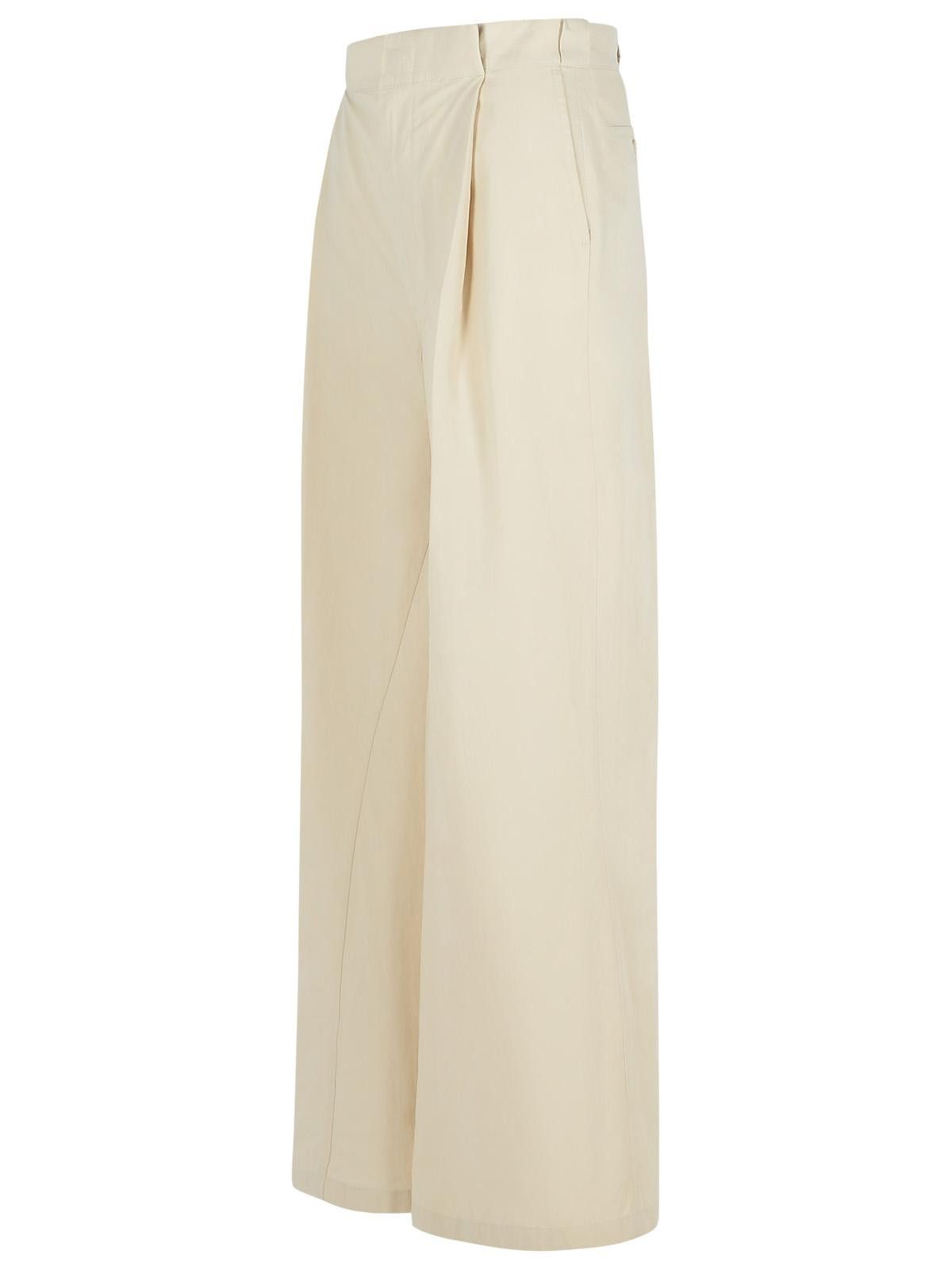 Maison Margiela MAISON MARGIELA 'Over' Ivory Cotton Blend Pants Size 27" / US 4 / IT 40 - 2 Thumbnail