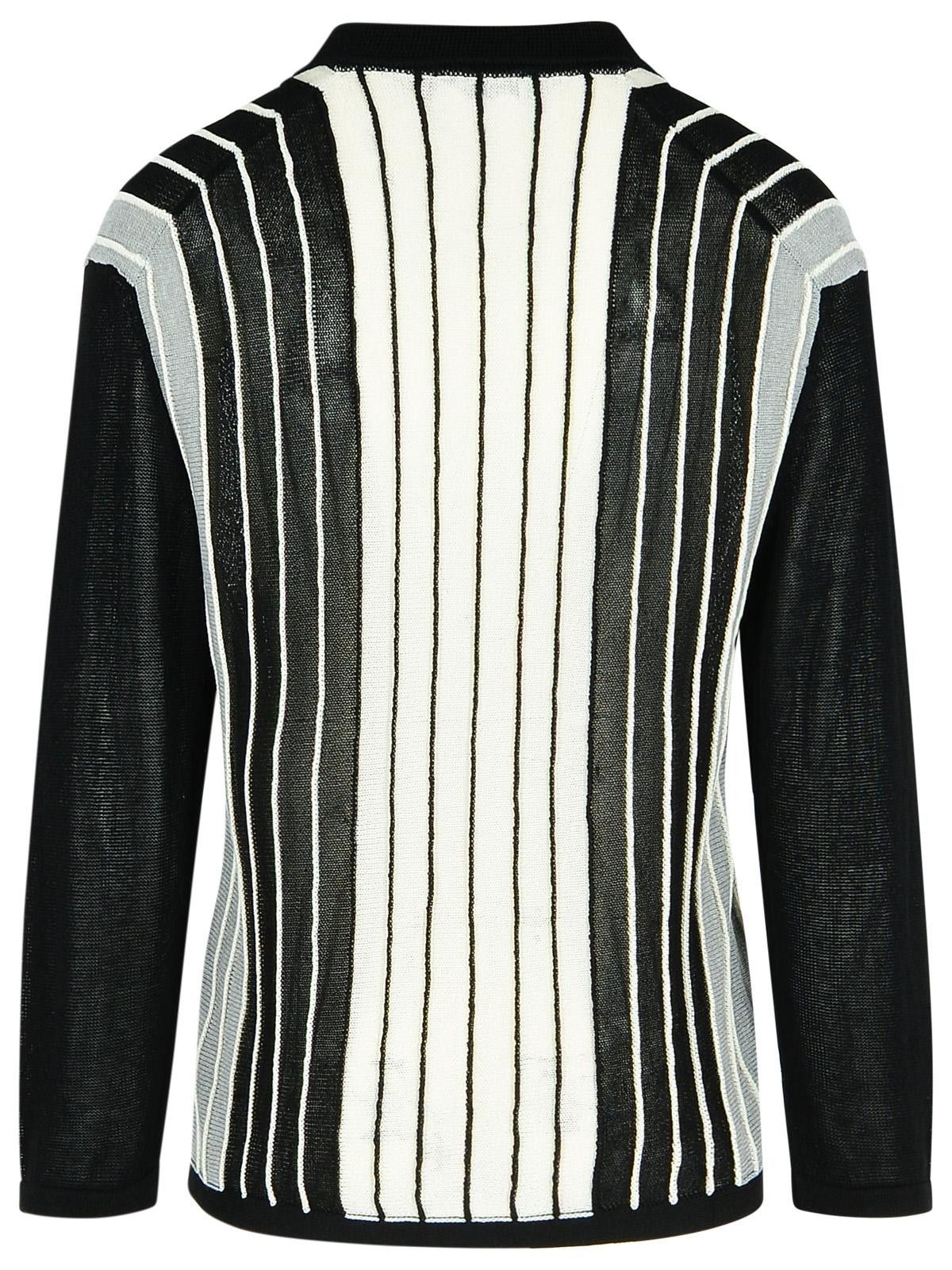 Laneus LANEUS Black Viscose Blend Sweater Size US M / EU 48-50 / 2 - 3 Thumbnail