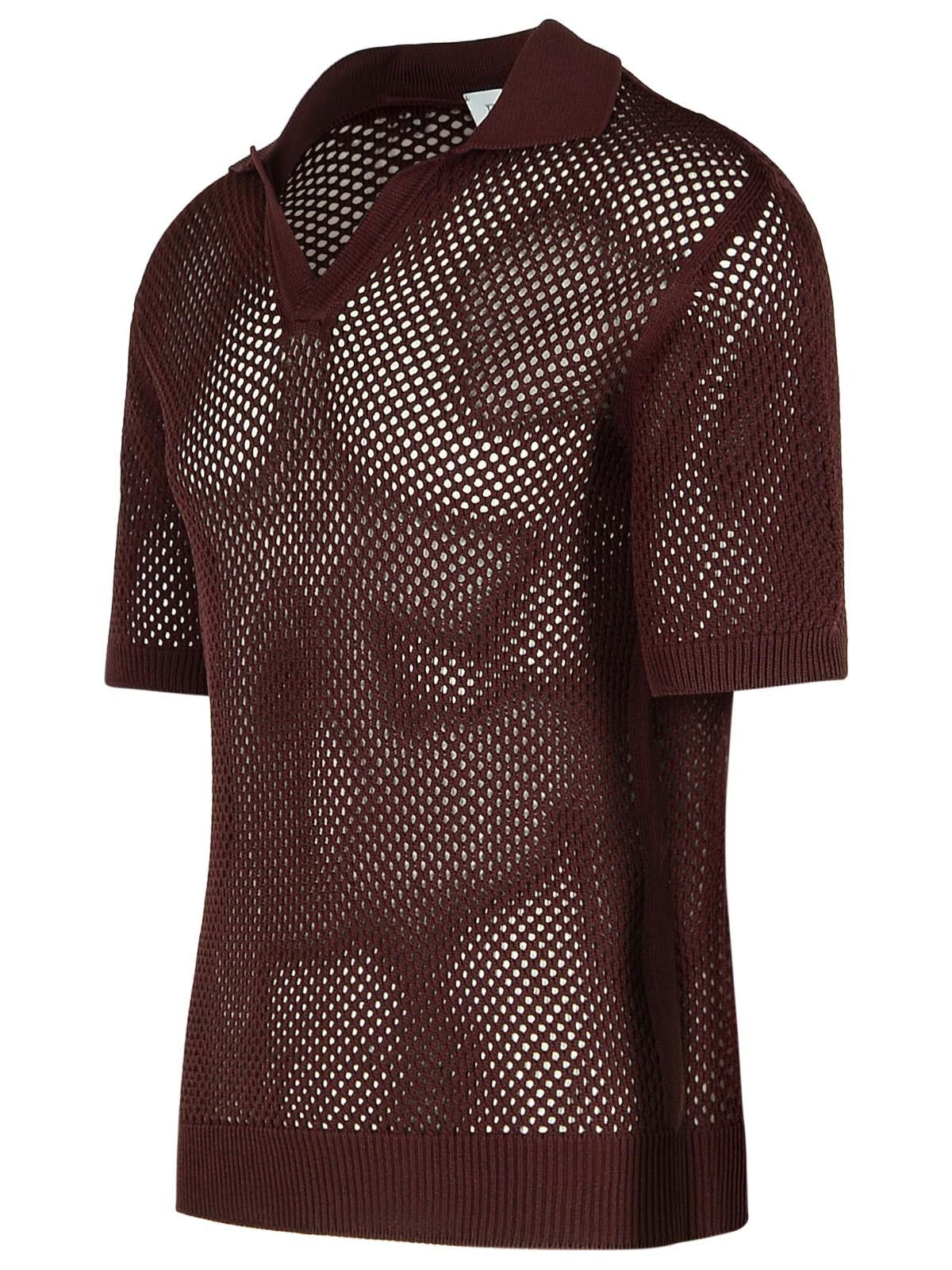 Laneus LANEUS Brown Viscose Blend Sweater Size US L / EU 52-54 / 3 - 2 Thumbnail